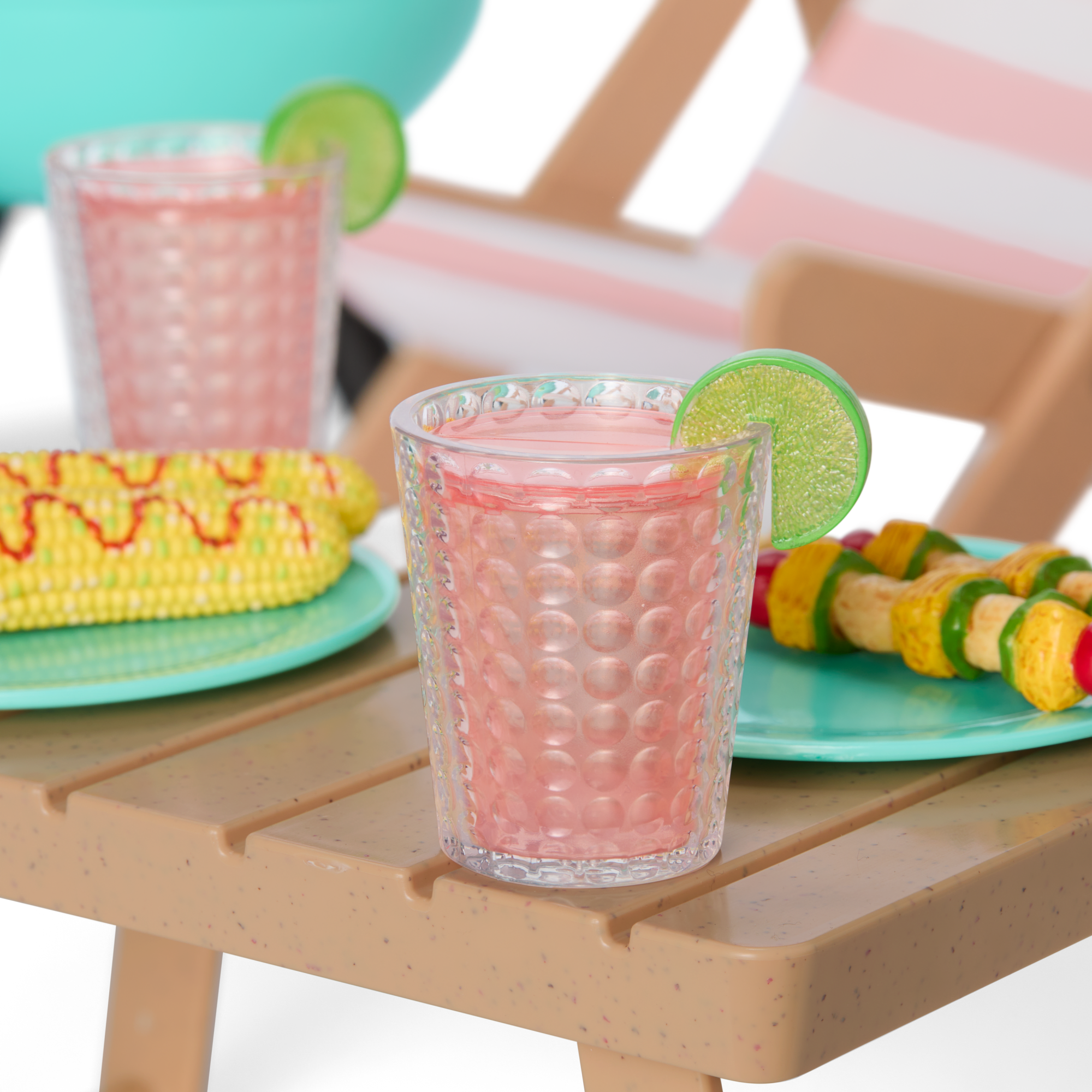 Raquel's™ Beach Chairs & Barbecue Set for 18-inch Dolls (Girl of the Year™ 2026) - Image 9