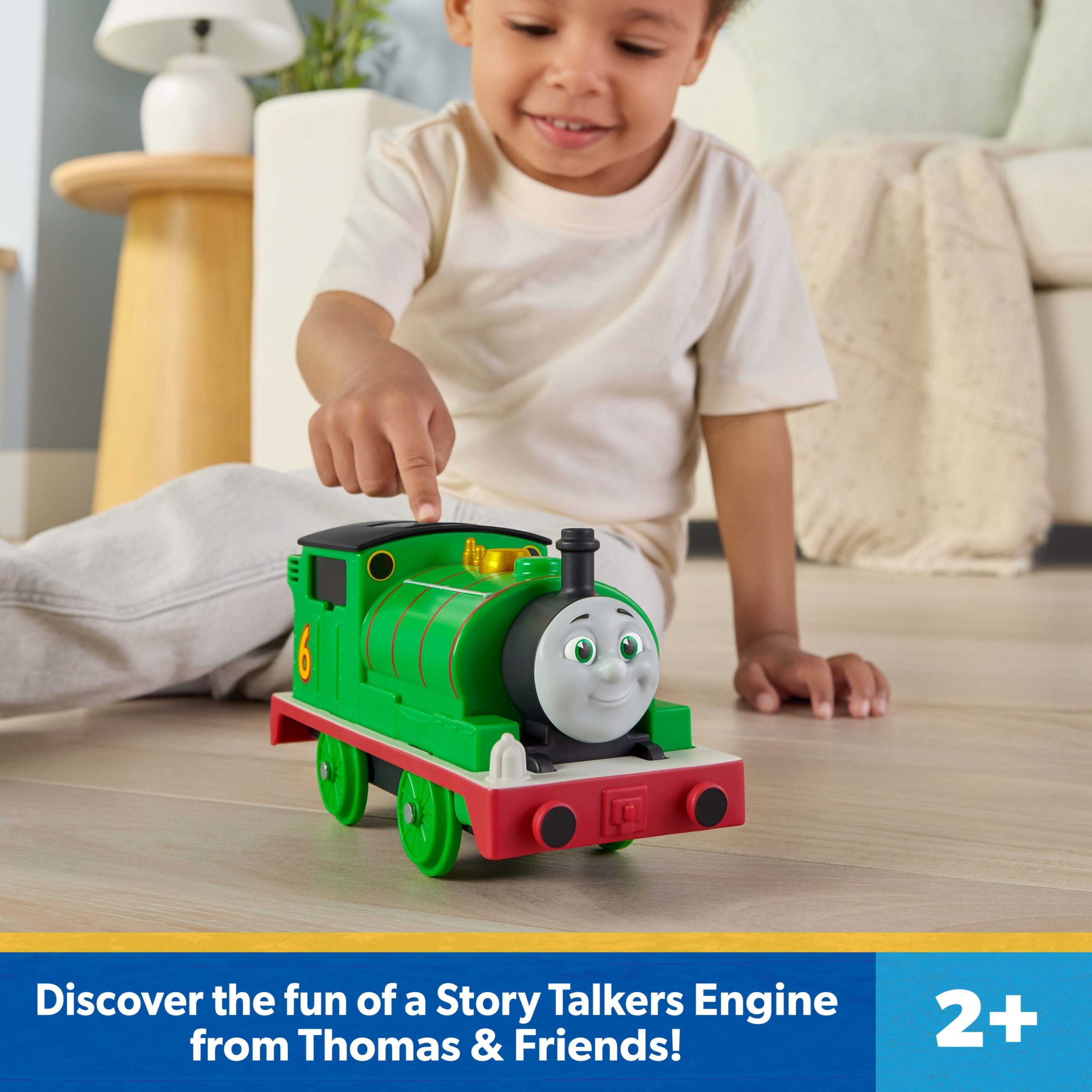 Thomas & Friends By Fisher-Price. Toy Percy Train Engine With Sound Effects. Battery-Powered - Image 2