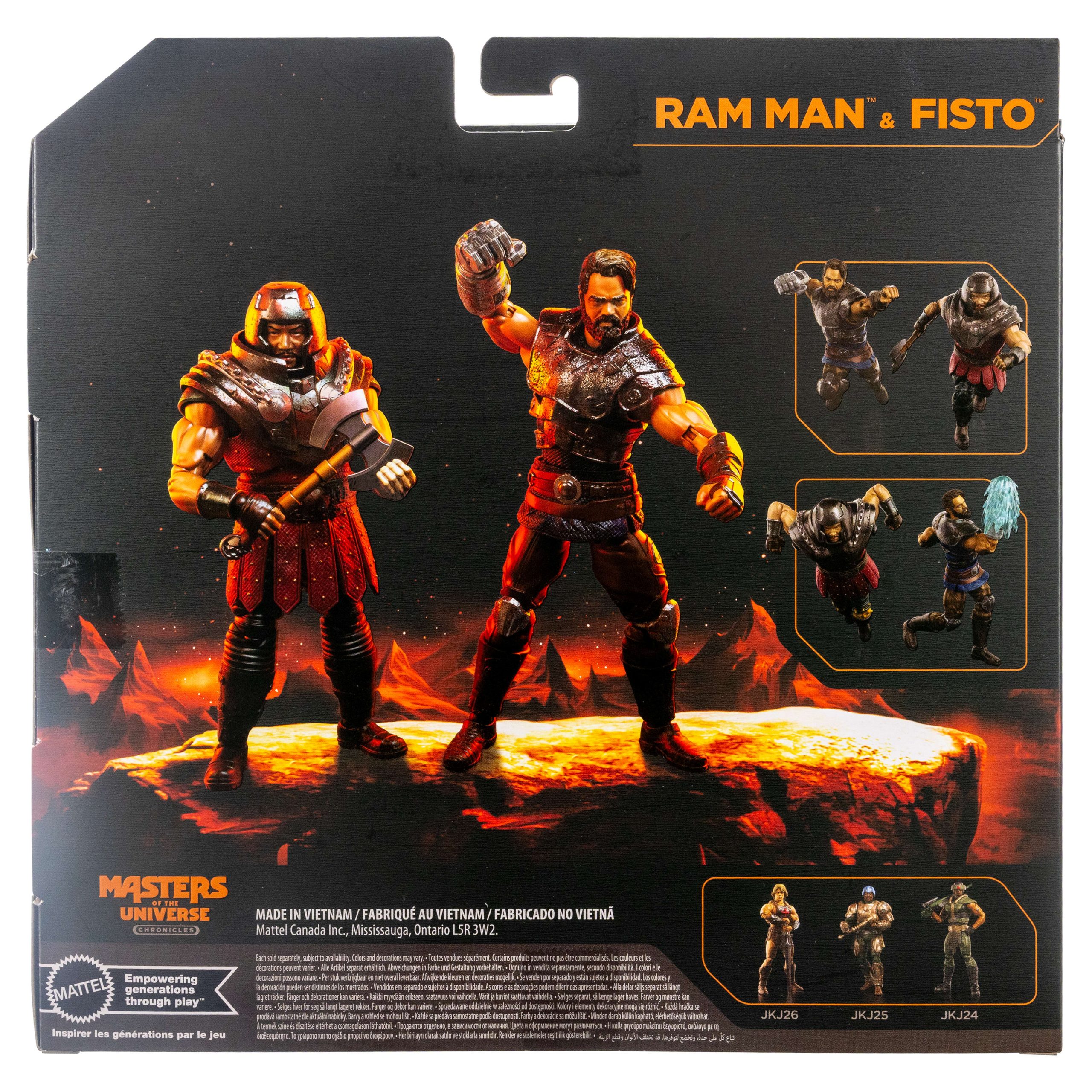Masters Of The Universe Chronicles Action Figures 2 Pack. 2026 Movie Ram Man & Fisto. 6.5 Inch Scale - Image 6