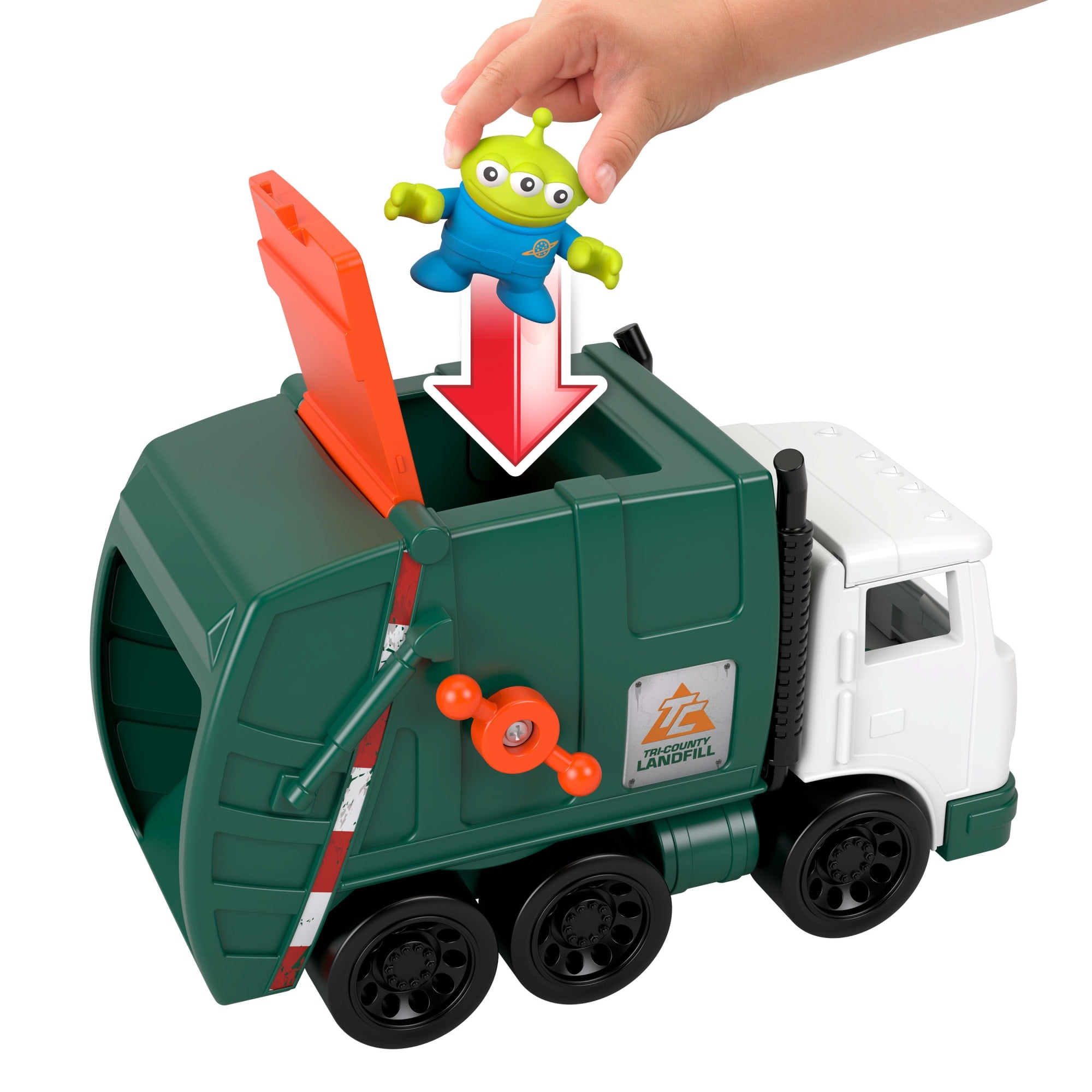 Fisher Price-Disney Pixar Toy Story Camion-Poubelle Avec 4 Figurines - Image 2