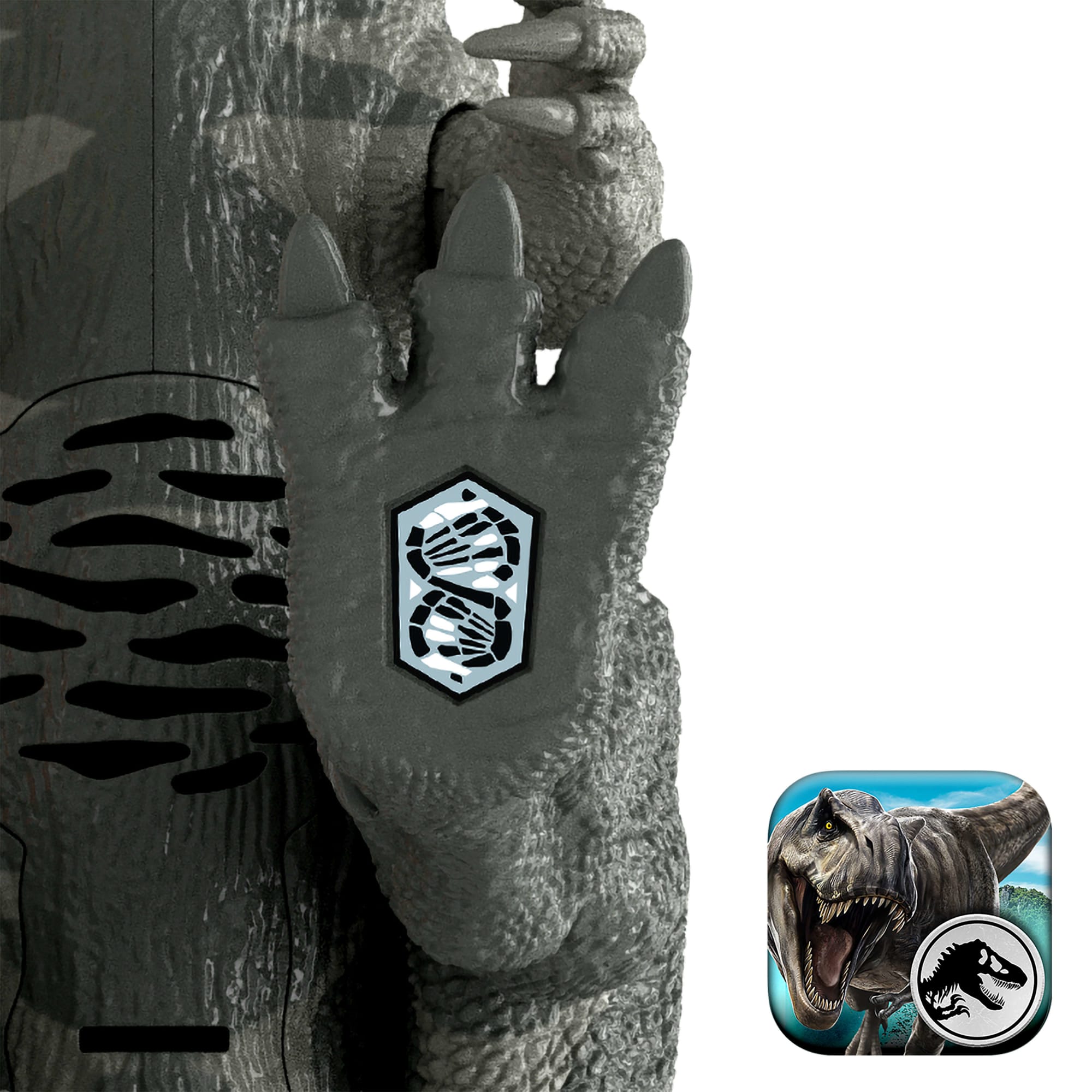 Jurassic World Wild Roar Ceratosaurus Dinosaur Action Figure Toy. Attack. Light & Sound. Scan Code - Image 2