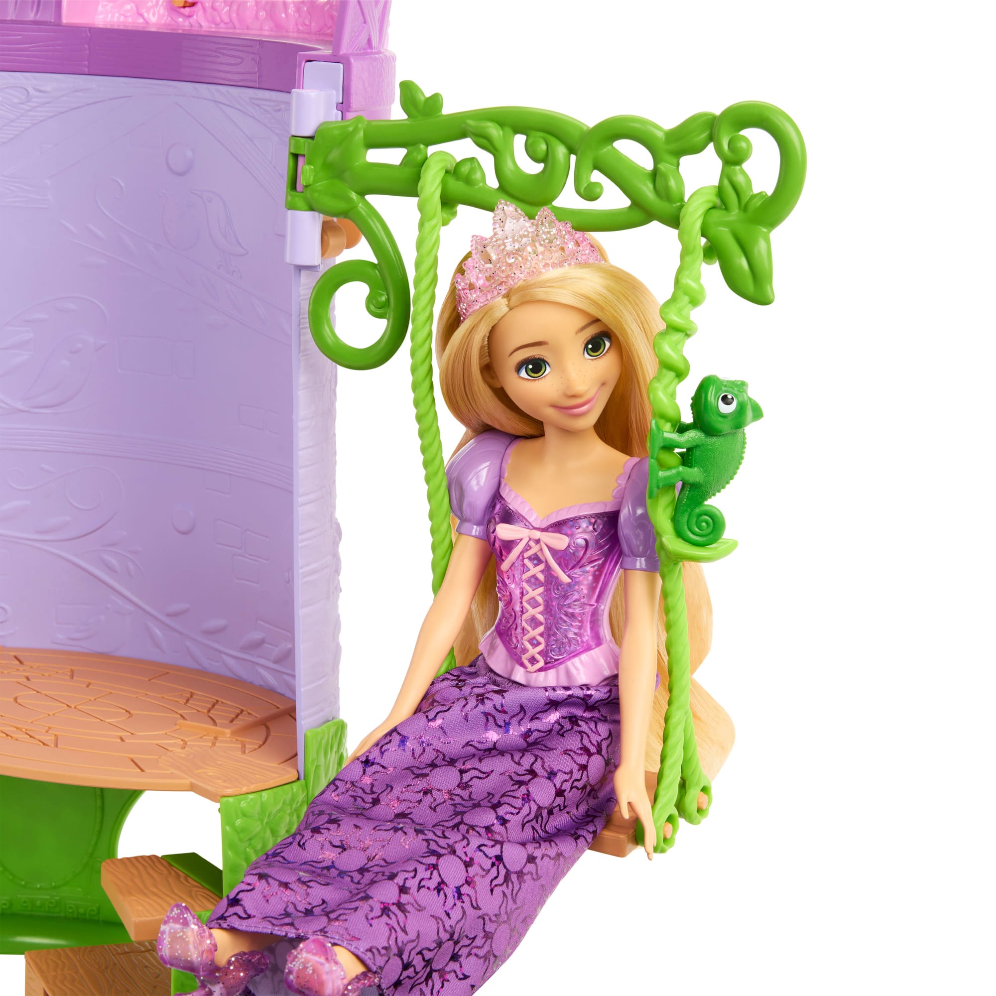 Disney Princess Enchanted Stories Rapunzel's Tower Playset With 6 Play Areas. Pascal Figure & 5 Accy - Image 3