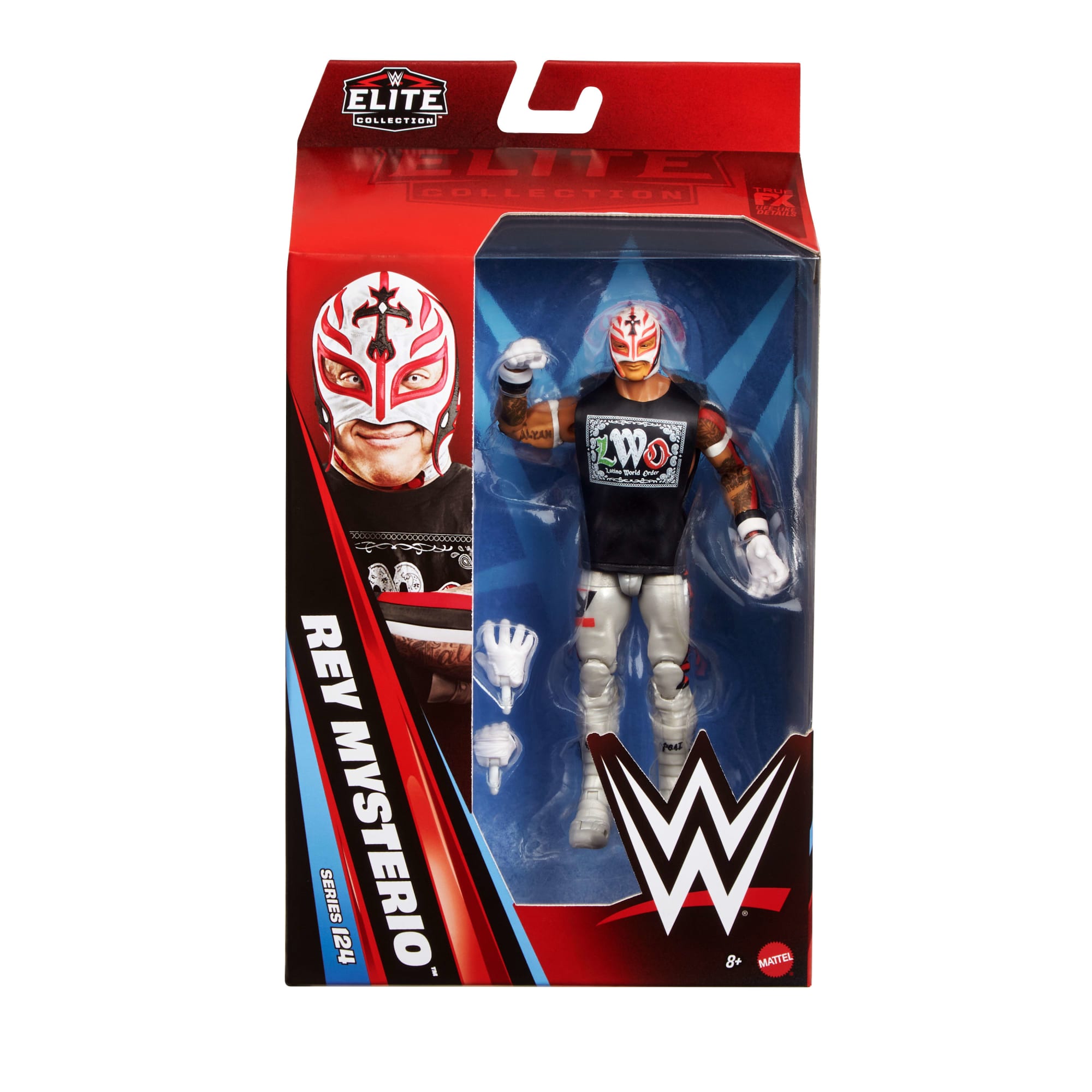 WWE Elite Rey Mysterio Action Figure. Series #125 Set. 6-Inch Collectible With Articulation & Accessories - Image 2