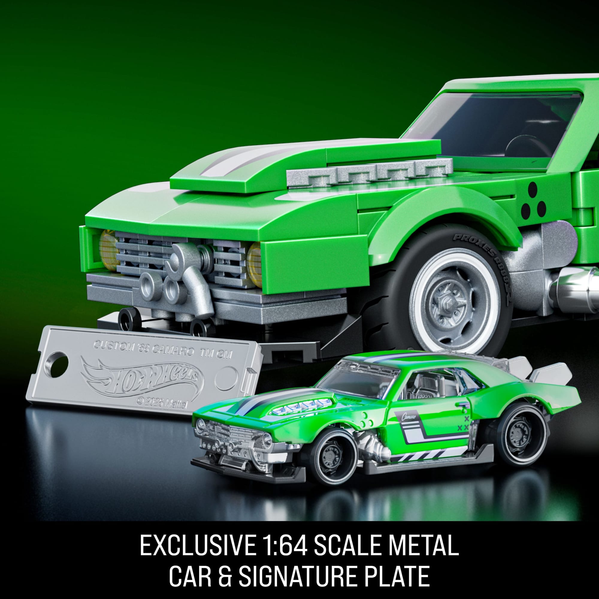 Mattel Brick Shop Hot Wheels Custom '68 Camaro Building Toy Kit (289 Pieces). For Collectors - Image 5