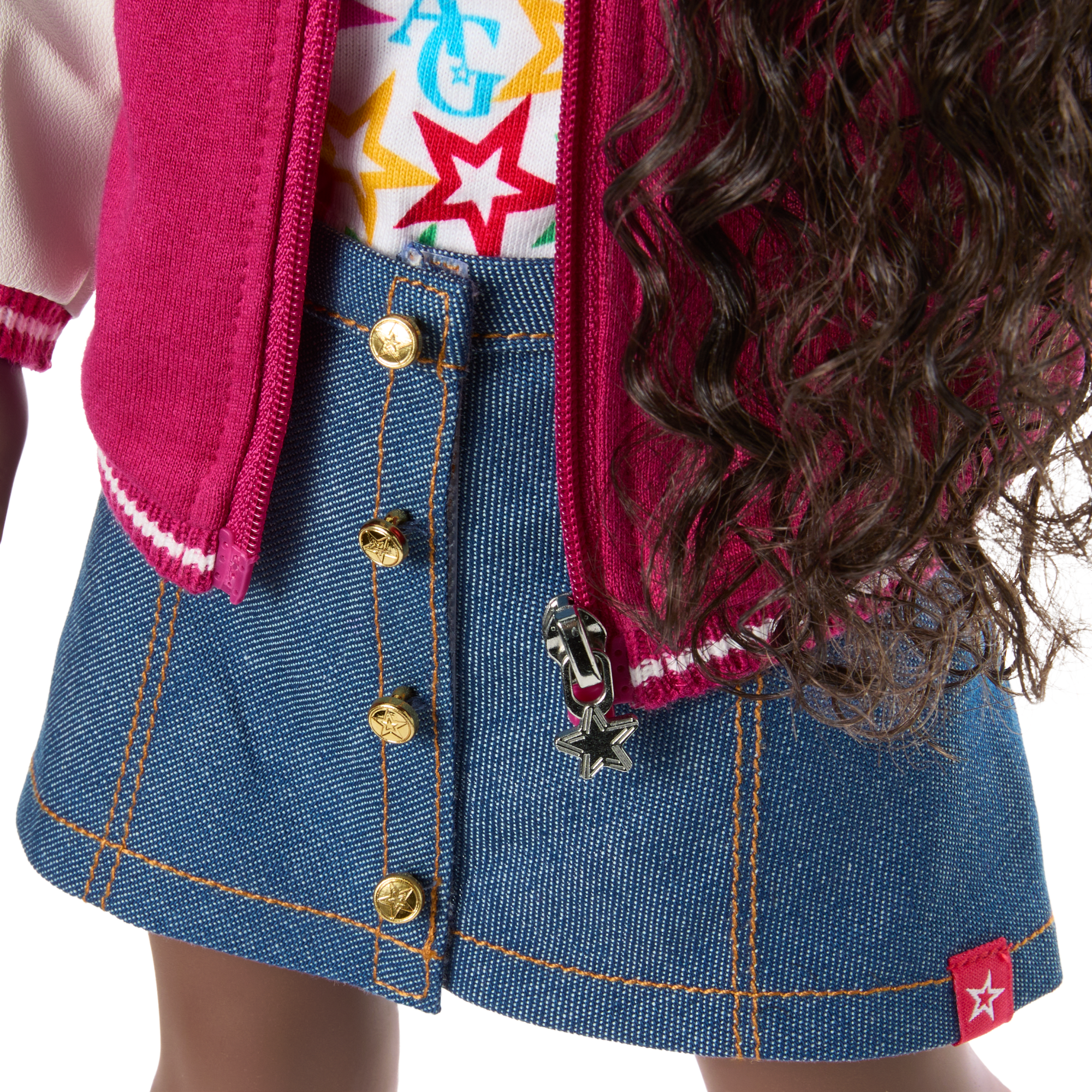 Truly Me™ 18-inch Doll #127 with curly dark-brown hair - Image 9