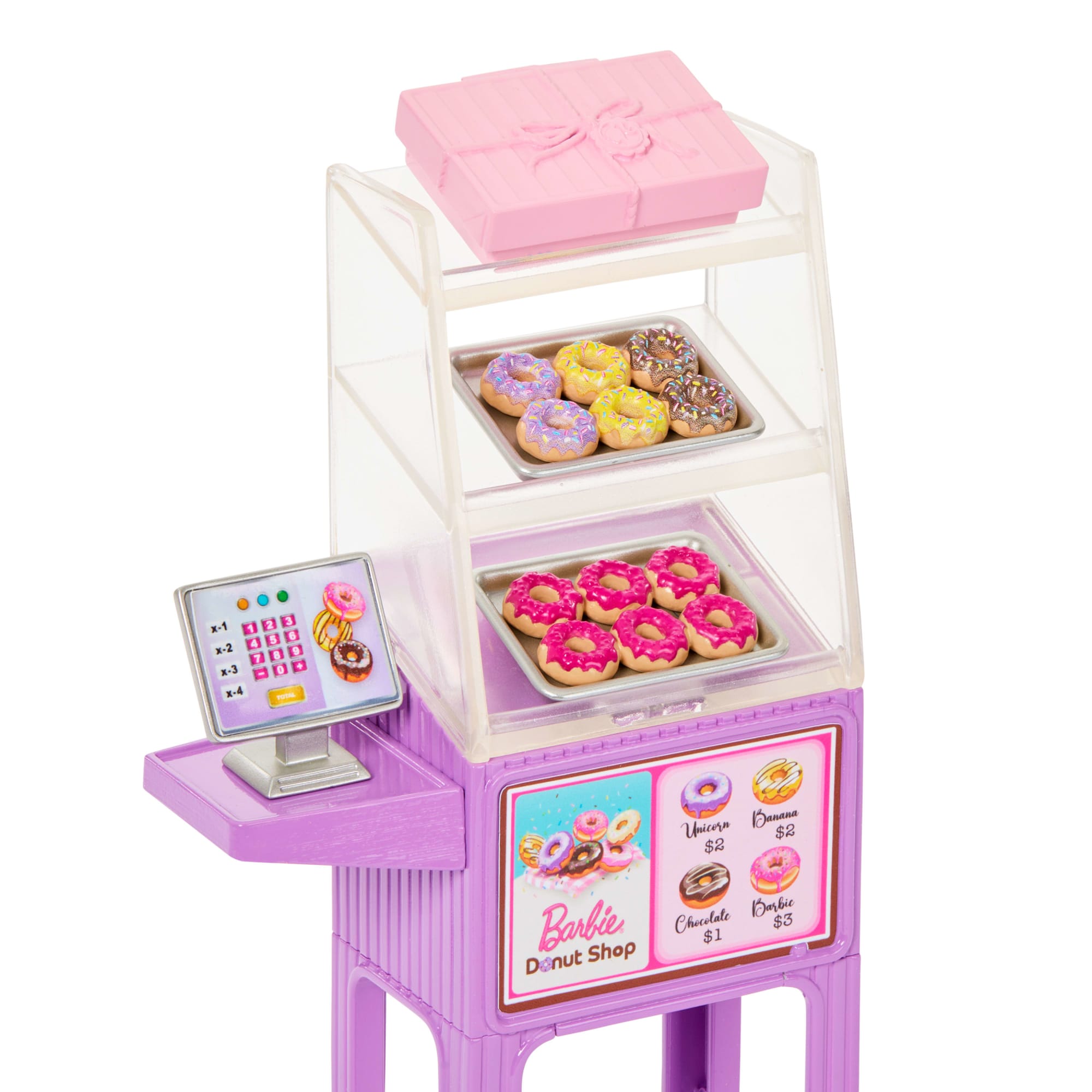 Barbie Careers Donut Shop Playset With Fashion Doll. Conveyor Belt. Accessories & Color-Change - Image 4