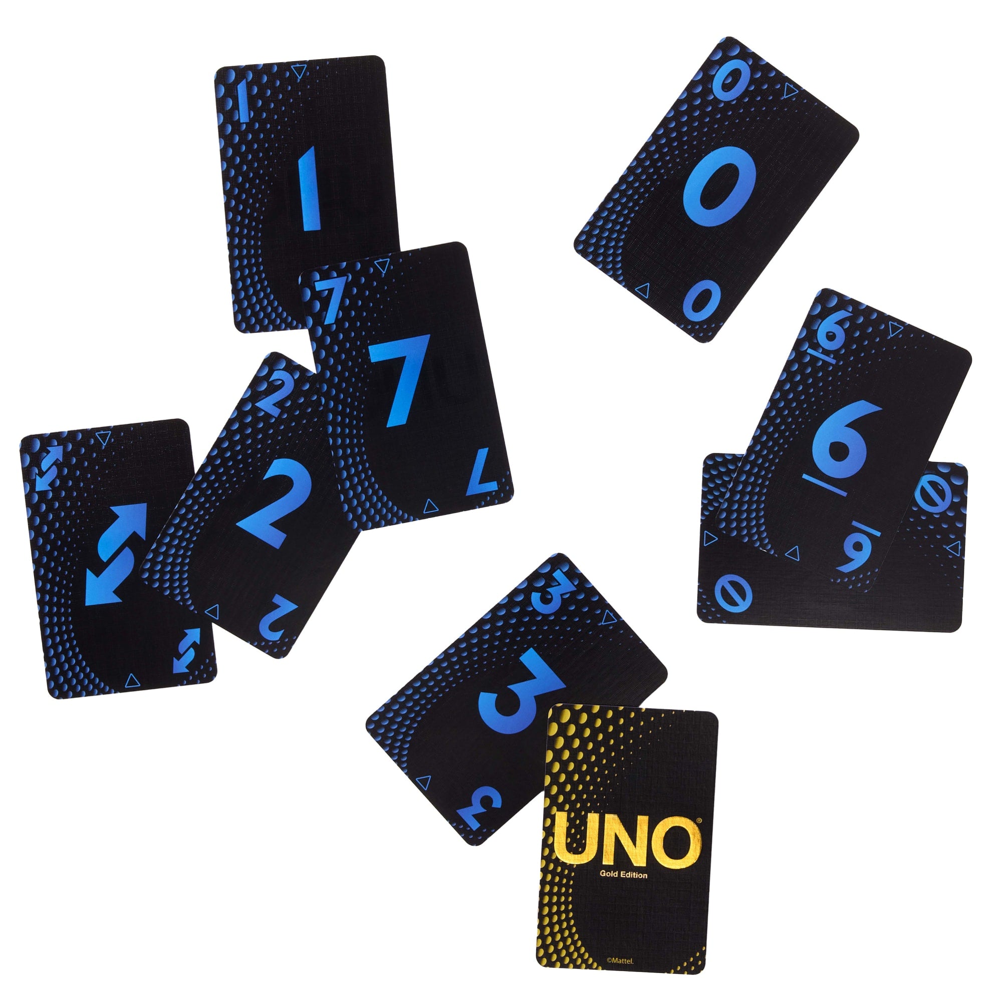 UNO Card Game Gold Edition For Kid. Adult & Family Nights. Collectible Deck With Foil Accents - Image 4