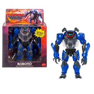 Masters Of The Universe 2026 Movie Origins Deluxe Roboto Action Figure Toy. Mechanical Warrior