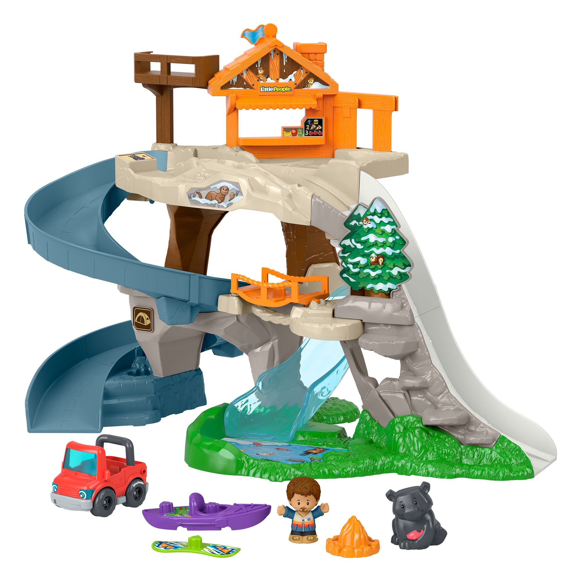 Little People Brinquedo para Bebês Conjunto de Brincadeira Montanha Definitiva