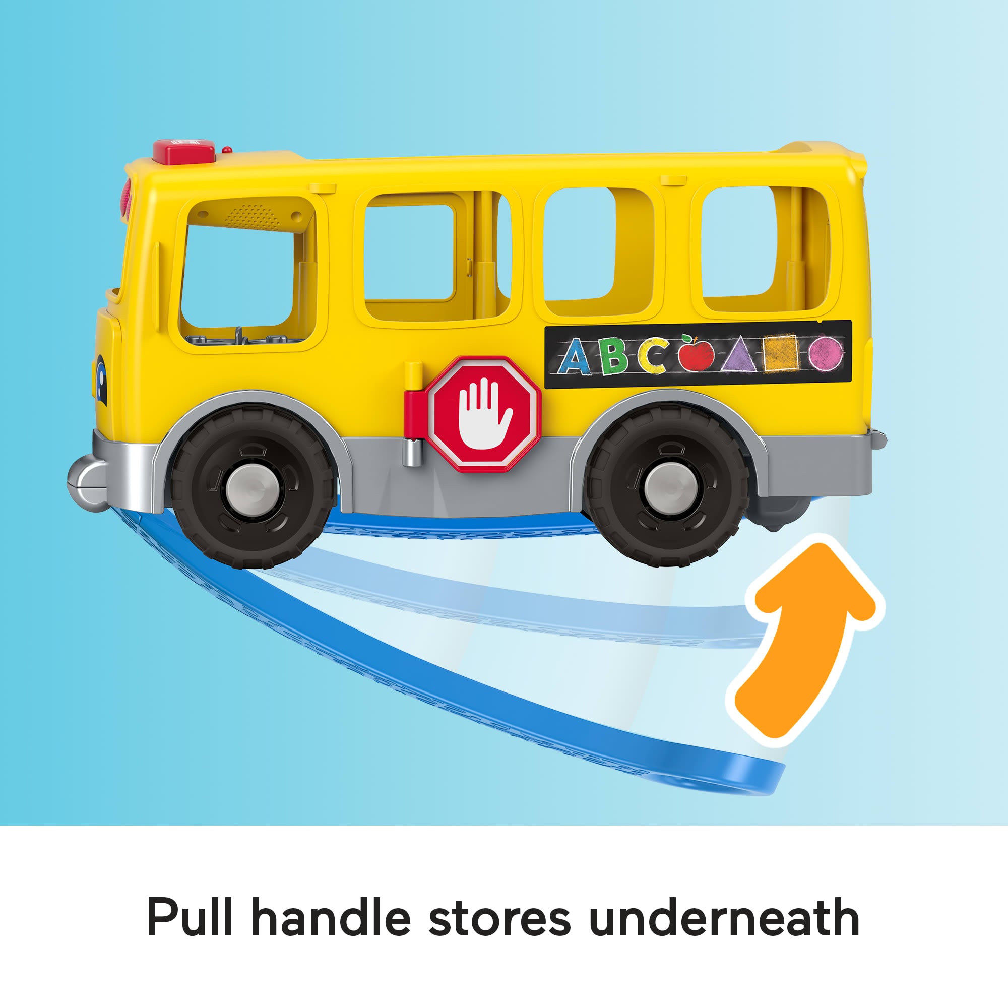 Fisher-Price Little People Big Yellow School Bus. Musical Pull Toy - Image 4