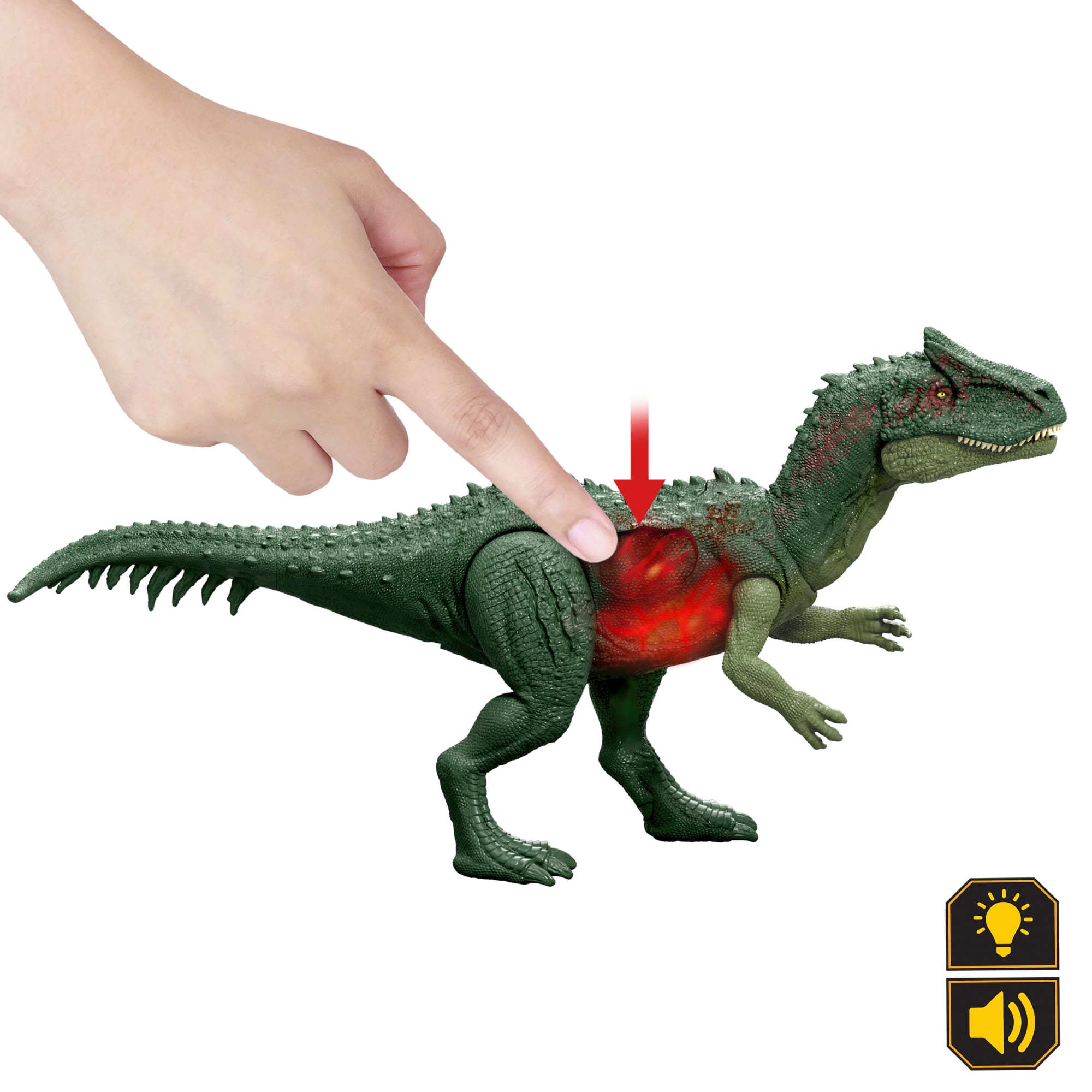 Jurassic World Renaissance-Ultimate Damage-Figurine Allosaure Lumineux - Image 2