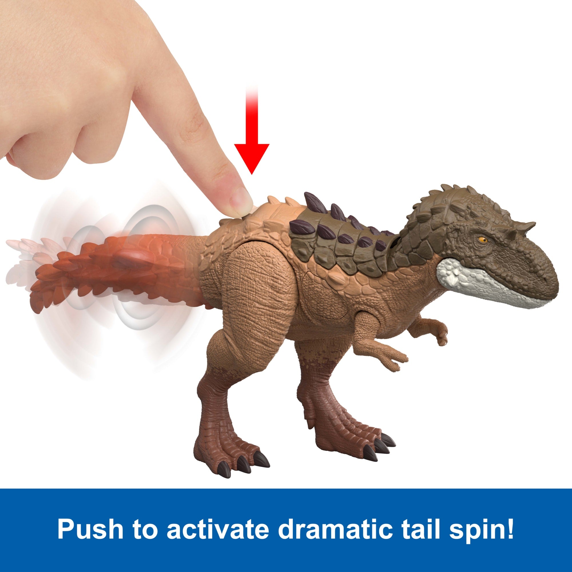 Jurassic World Gigantic Thrashers Gorgosaurus Dinosaur Action Figure Toy. 2 Attacks & Evolve Feature - Image 3