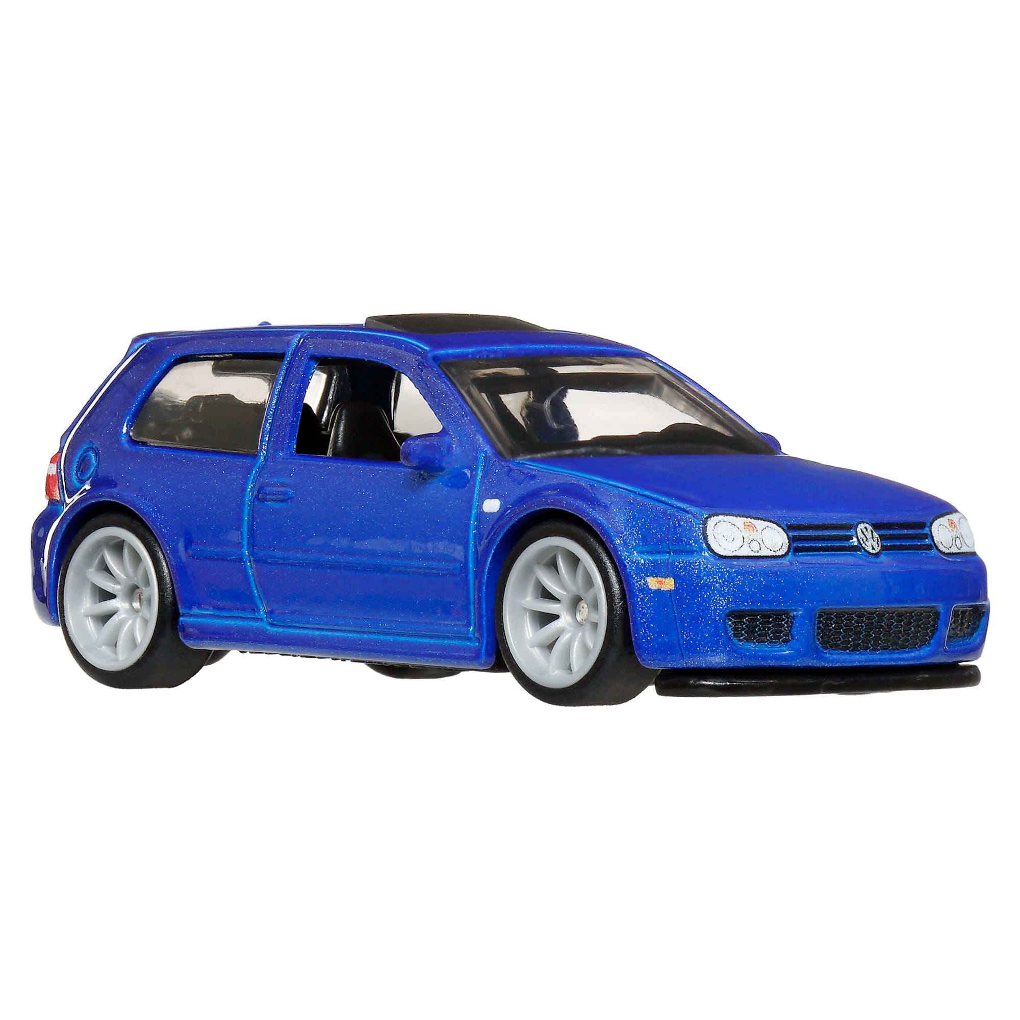 Hot Wheels Premium Car Culture 2-Pack 2004 Volkswagen Gold R32 & Volkswagen Golf MK7 - Image 4