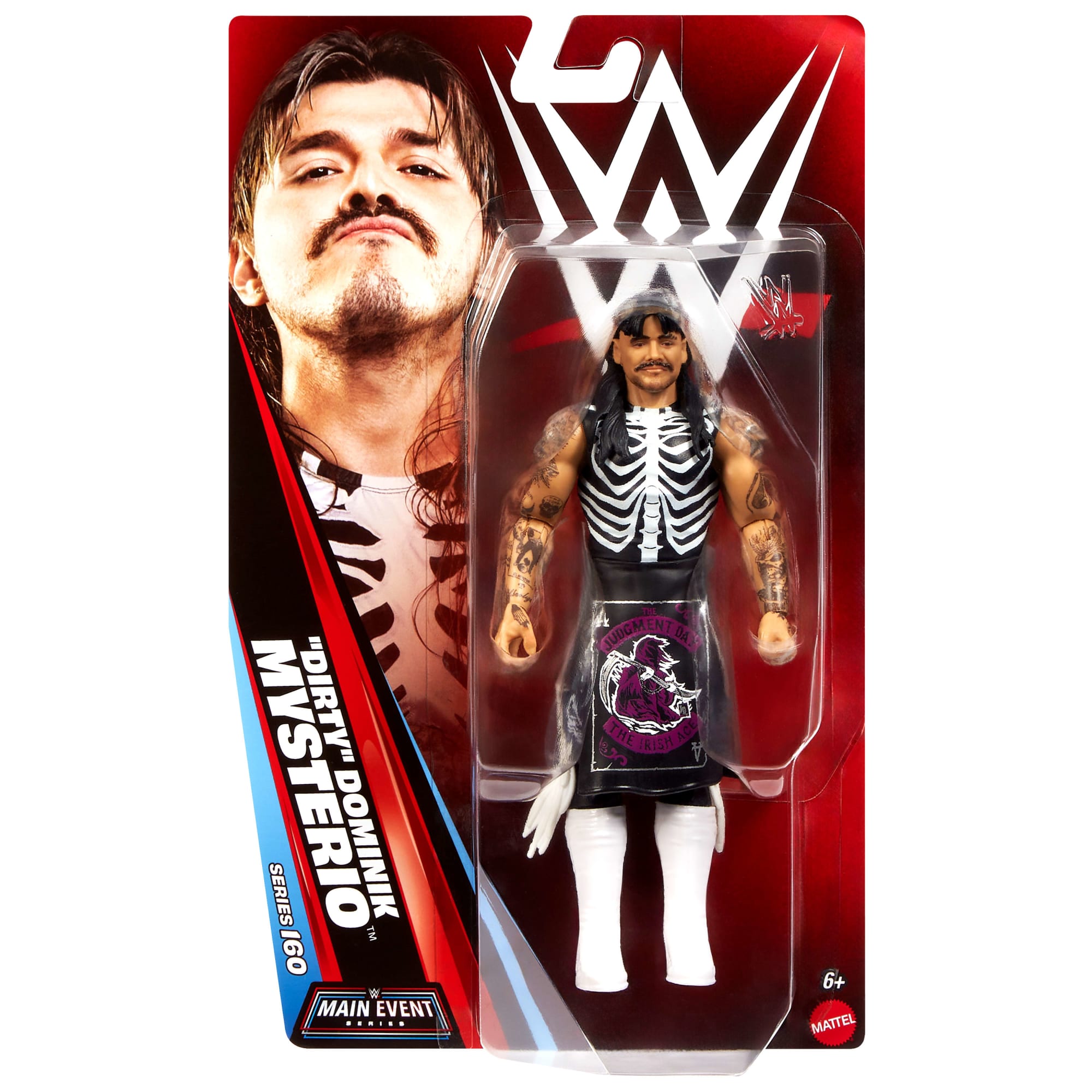 WWE Dirty Dominik Mysterio Action Figure. Main Event Series #160. 6-Inch Collectible With Articulation - Image 2