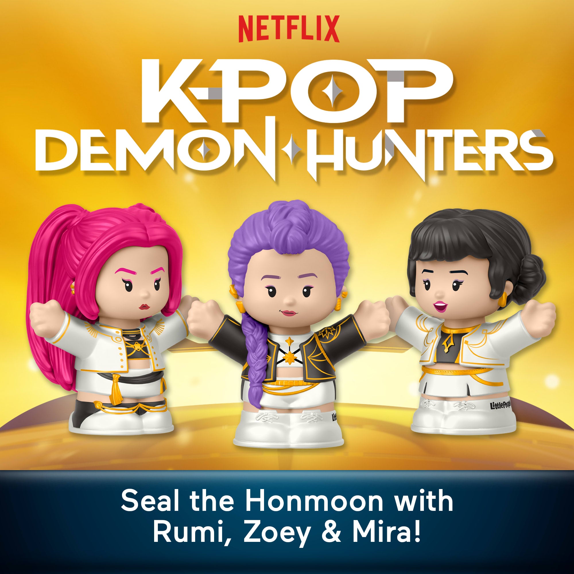 Little People Collector Kpop Demon Hunters: Huntr/X Special Edition Set. 3 Figures - Image 2