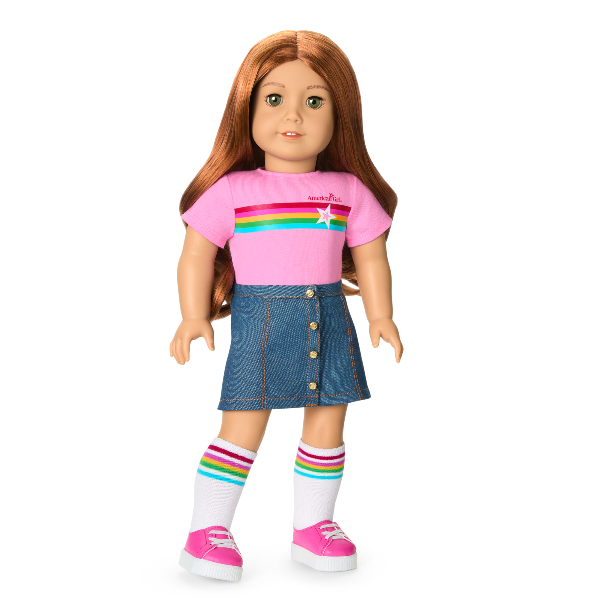 Truly Me™ 18-inch Doll #103 with wavy red hair - Image 11