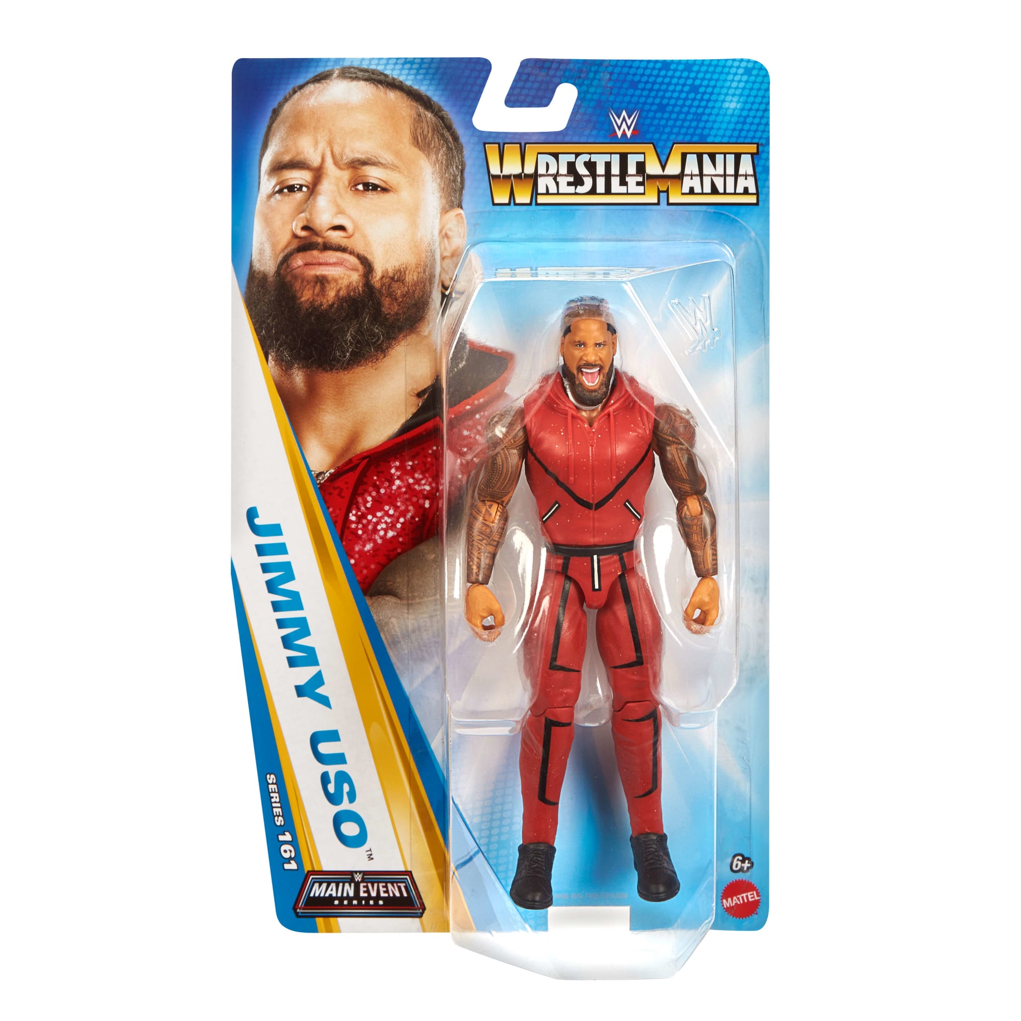 WWE Jimmy Uso Action Figure. Main Event Series #161. 6-Inch Collectible With Articulation - Image 6