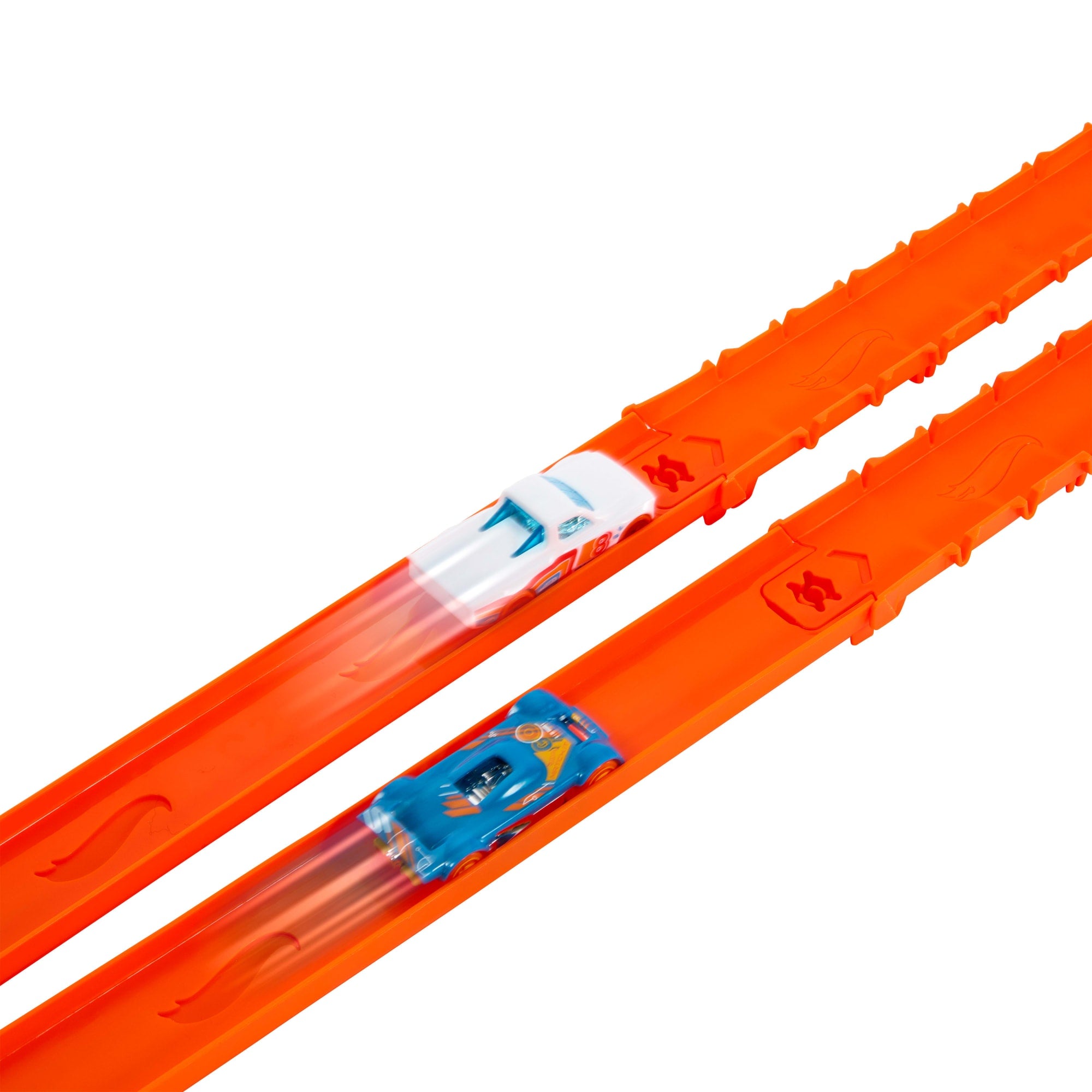 Hot Wheels Track Creator Deluxe Track Pack With 2 Toy Cars. 25 Feet Of Different Speed Snap Tracks - Image 5