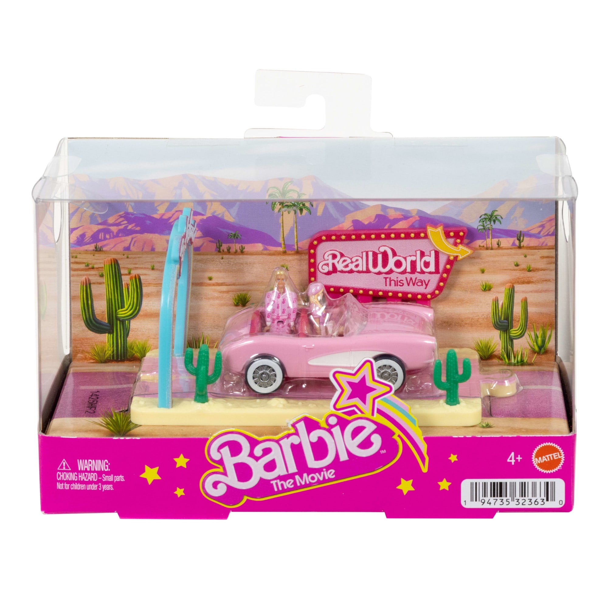 Barbie Mini BarbieLand Vehículo para Muñecas La Película Barbie y Ken Mundo Real - Image 4