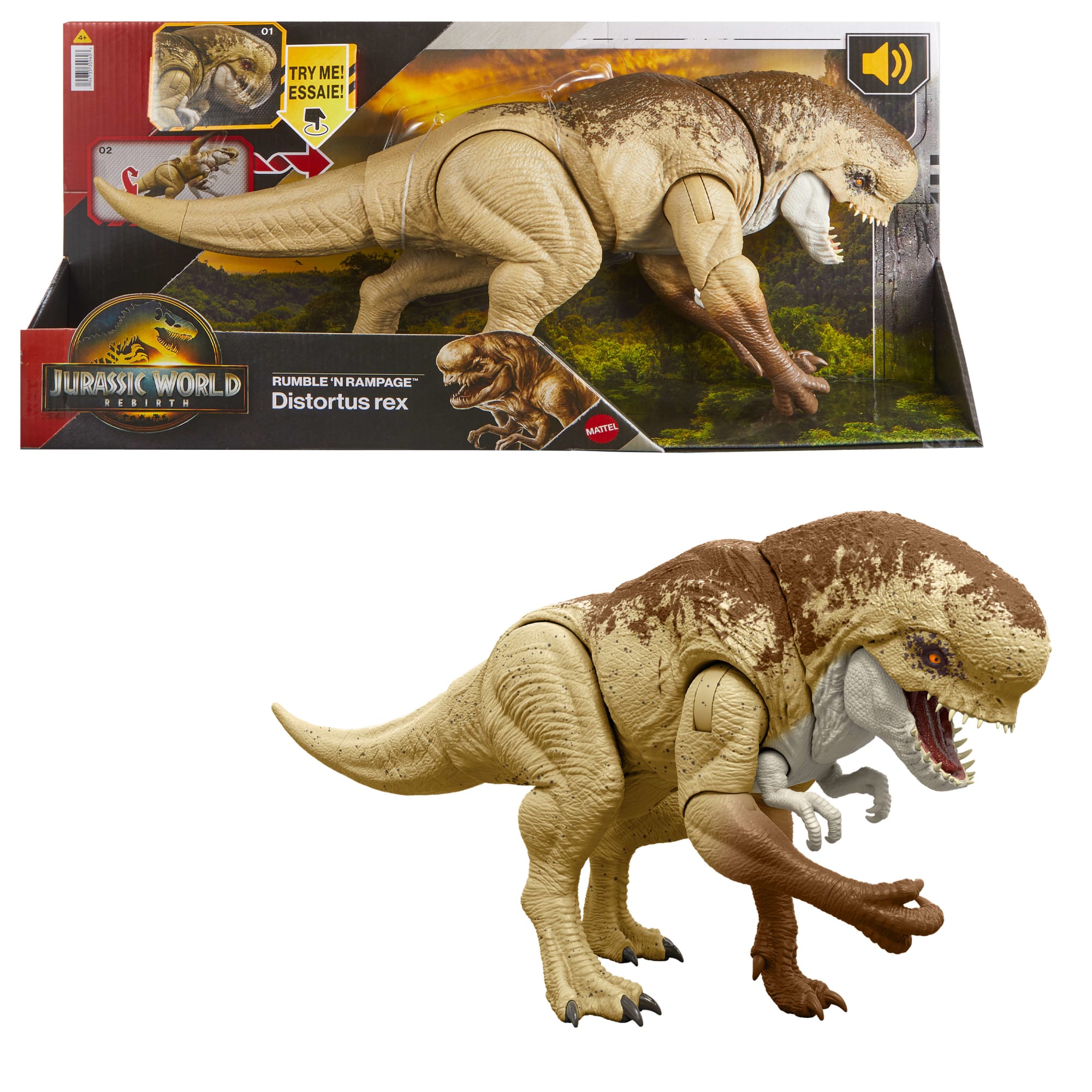 Jurassic World Rebirth Figurine Articulée Dinosaure Méchant1