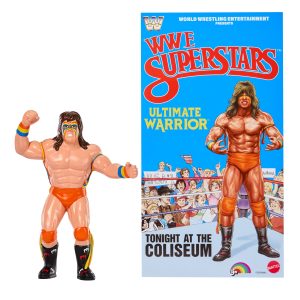 Ljn WWE Superstars Ultimate Warrior Action Figure. 1980s Retro 8-Inch Collectible Toy