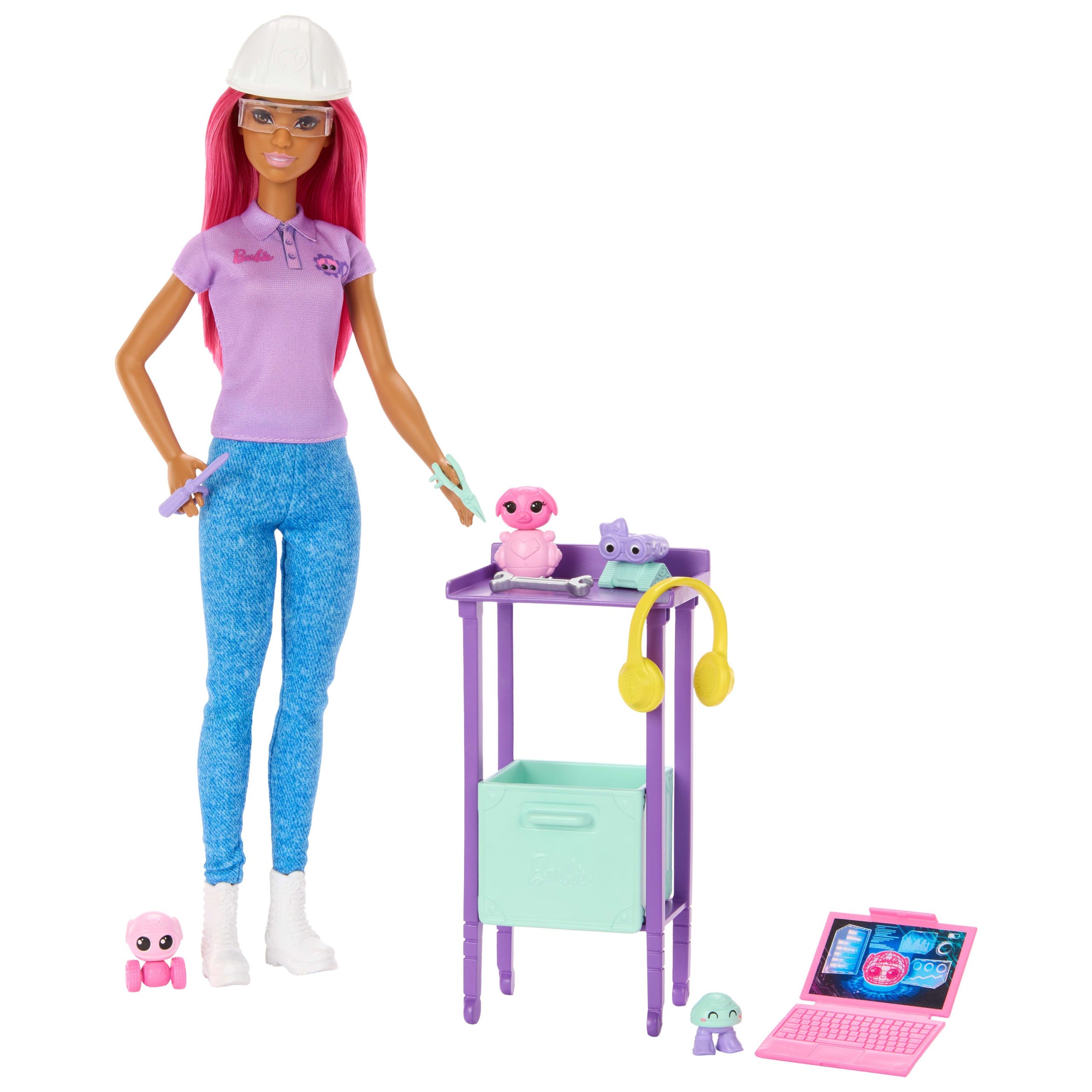 Barbie Careers Fashion Doll. Stem Robotics Engineer With Outfit & Accessories. Make Your Own Robot - Image 5
