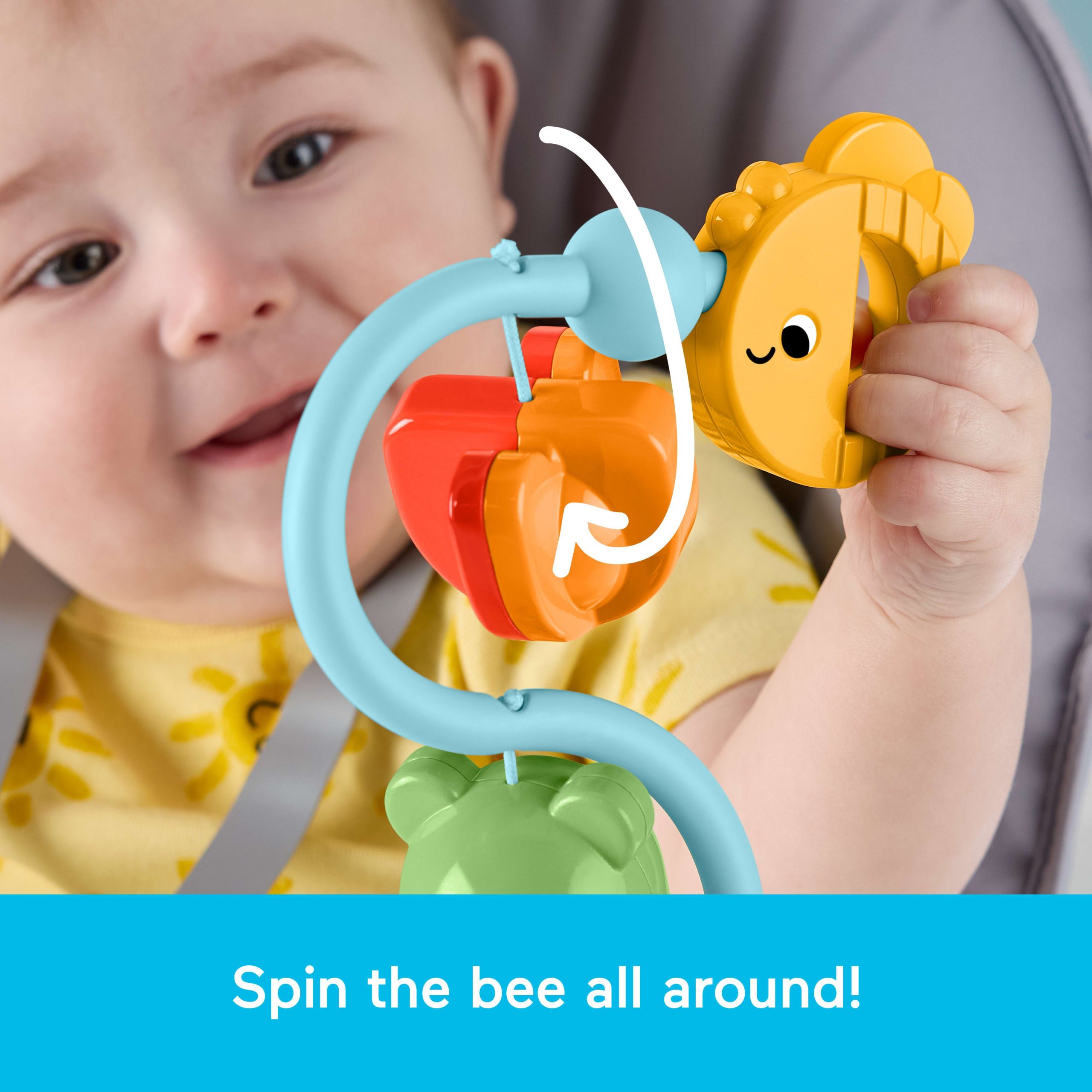 Fisher-Price Sensory Sounds High Chair Toy. Tray Activity For Baby Ages 3+ Months - Image 5
