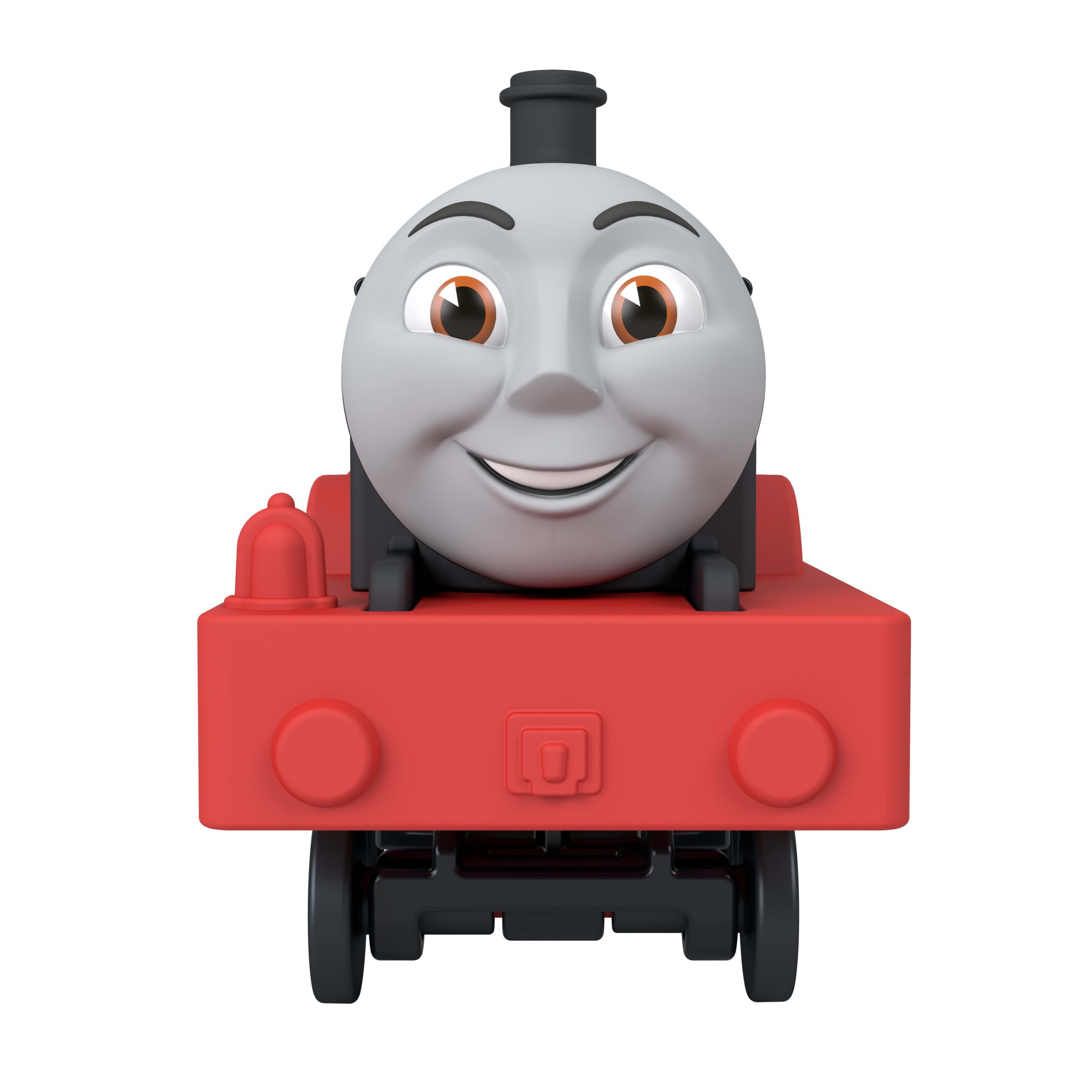 Thomas & Friends By Fisher-Price Motorized Train. Battery-Powered Toy James Engine & Tender - Image 2