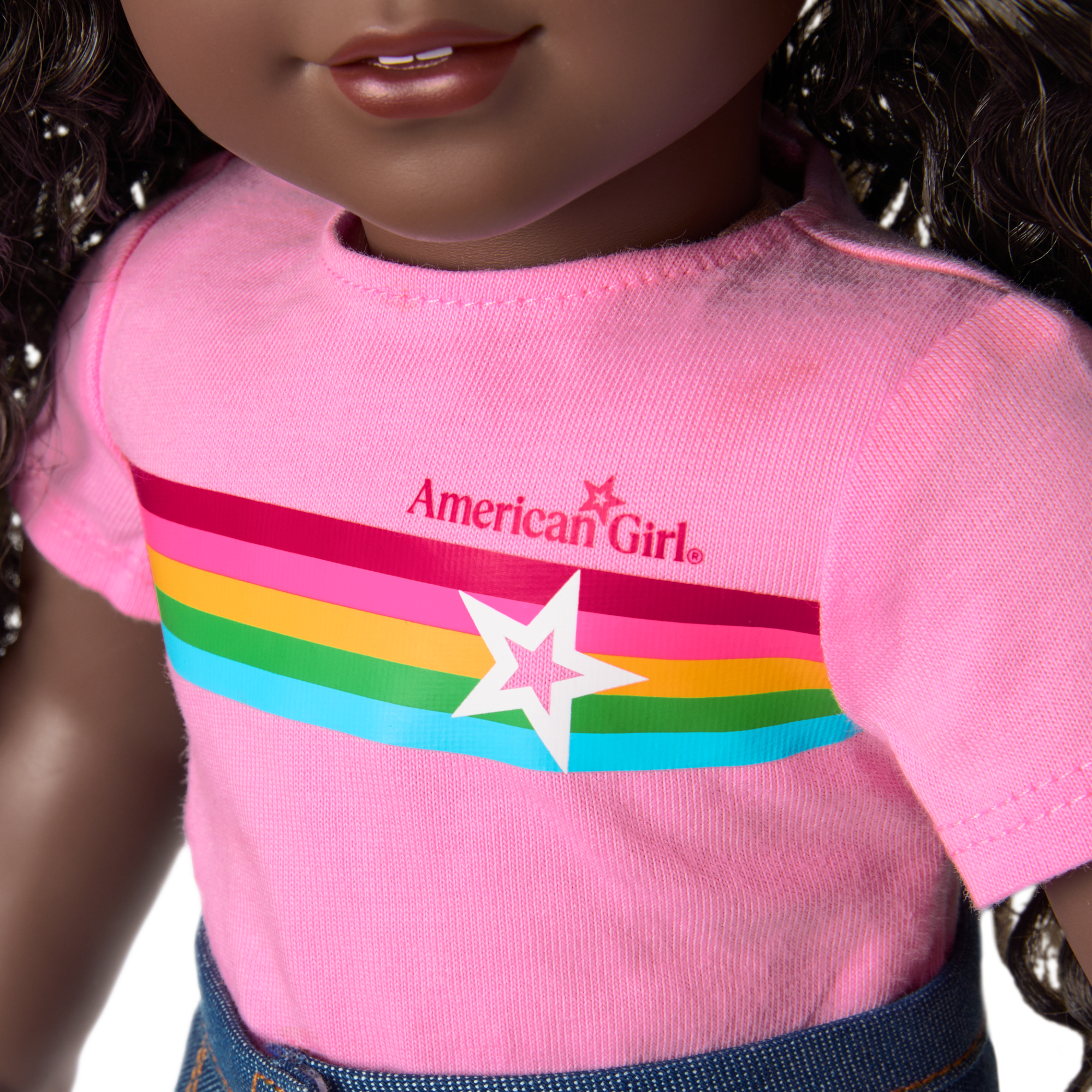 Truly Me™ 18-inch Doll #127 with curly dark-brown hair - Image 12