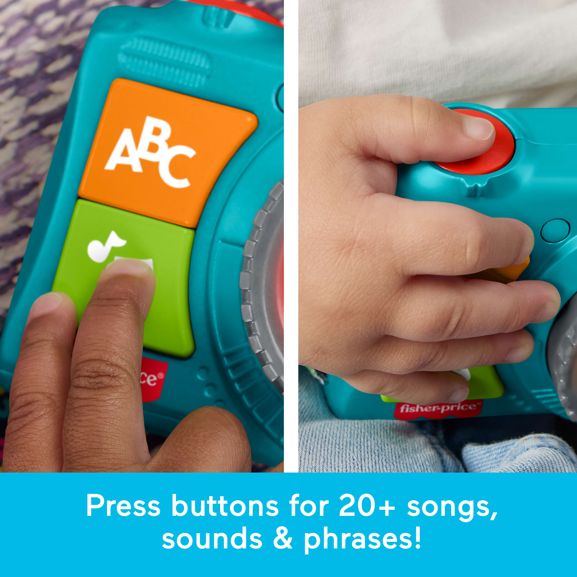 Fisher-Price Laugh & Learn Light-Up Camera Musical Baby & Toddler Learning Toy - Image 3