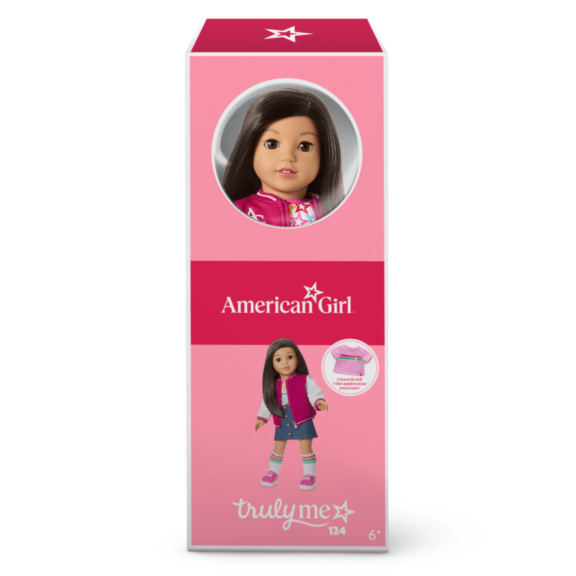 Truly Me™ 18-inch Doll #124 with straight black-brown hair - Image 16