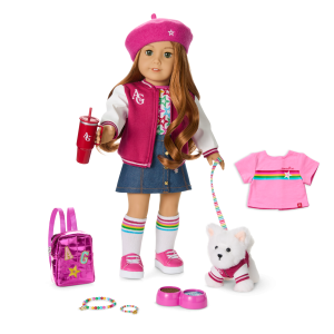 Truly Me™ 18-inch Doll #103. Puppy. Mini Backpack & Accessories AG™ Star Squad Bundle