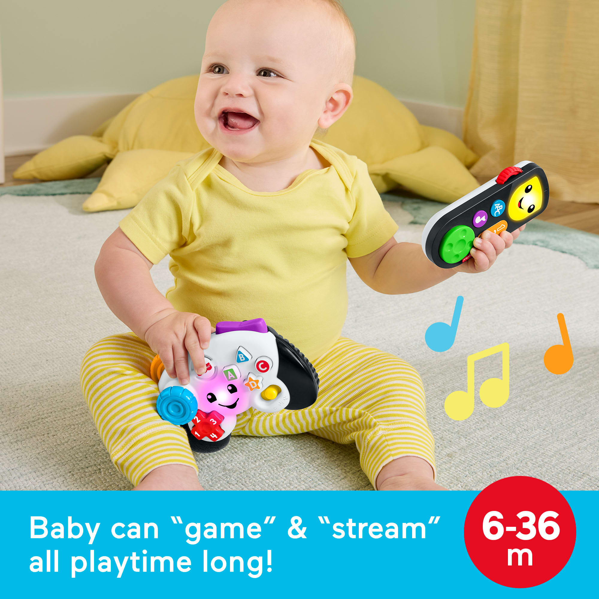 Fisher-Price Laugh & Learn Play & Stream Tech Set. 2 Electronic Toys For Baby & Toddler - Image 2