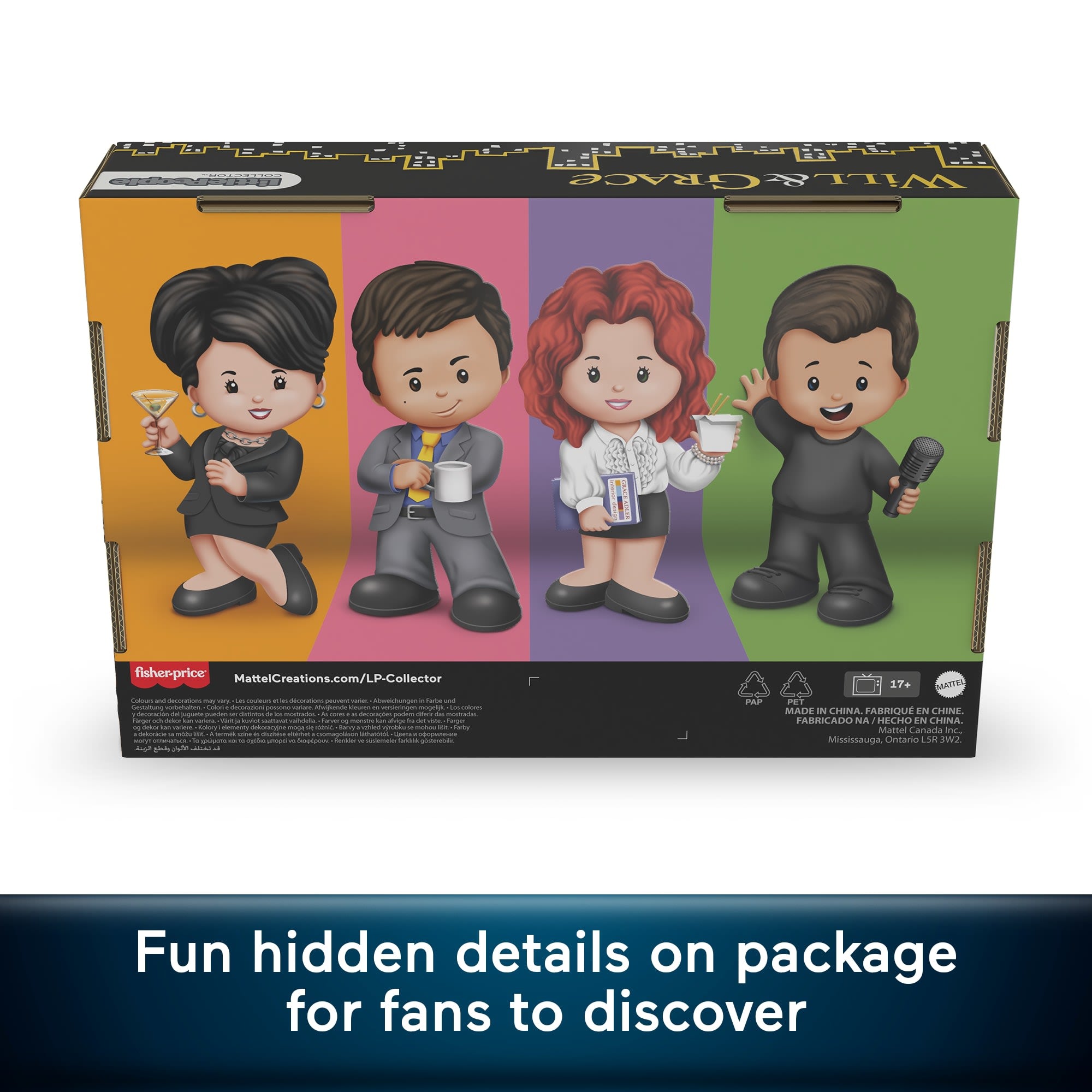 Little People Collector Will And Grace Tv Series Special Edition Set For Adults & Fans. 4 Figures - Image 4