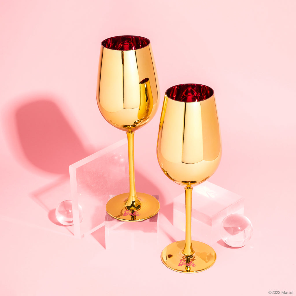 Barbie™ X Dragon Glassware® Dreamhouse™ Wine Glasses - Image 7