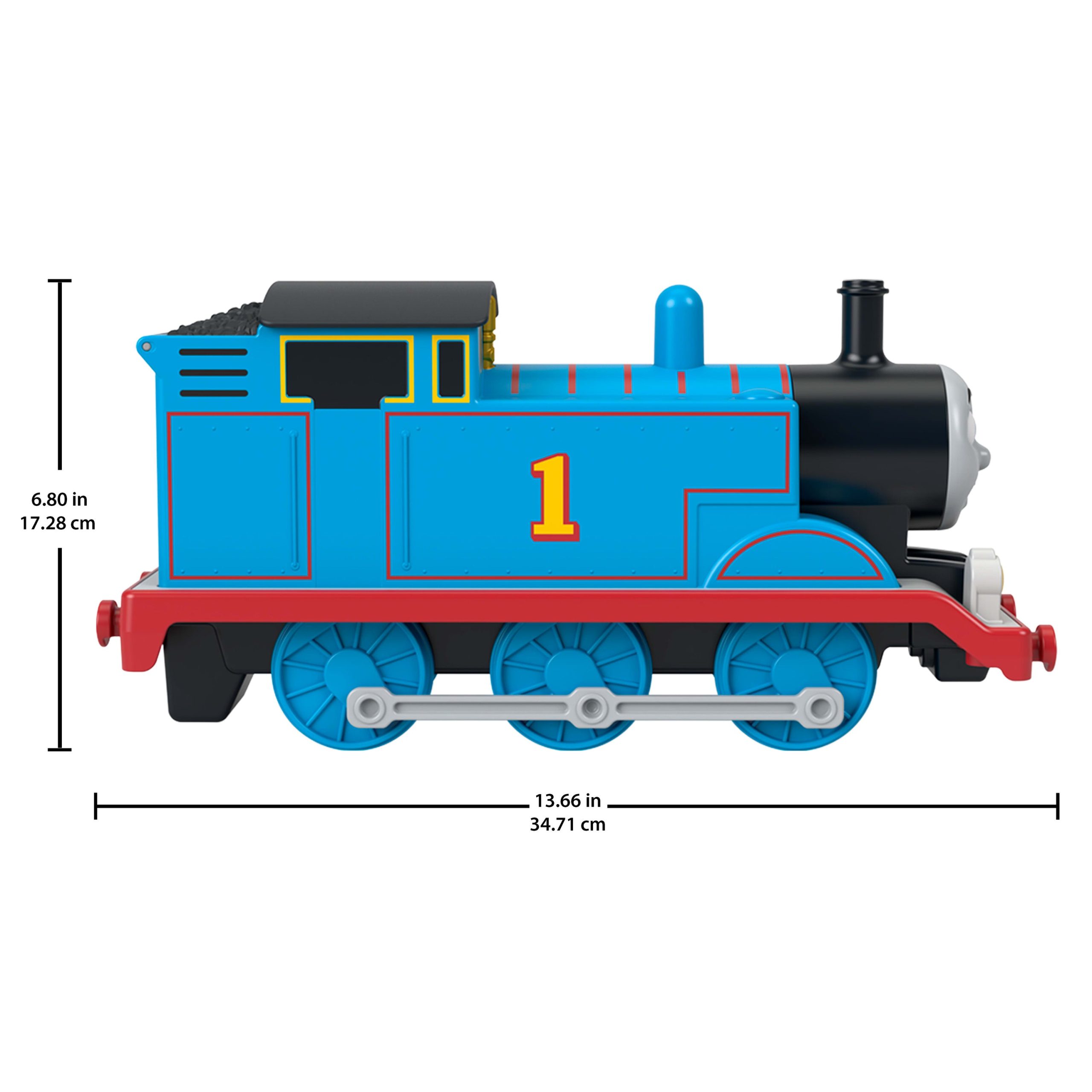 Thomas & Friends Giant Whistling Thomas From Fisher-Price. Large-Scale Engine With Push-Button Sound - Image 6