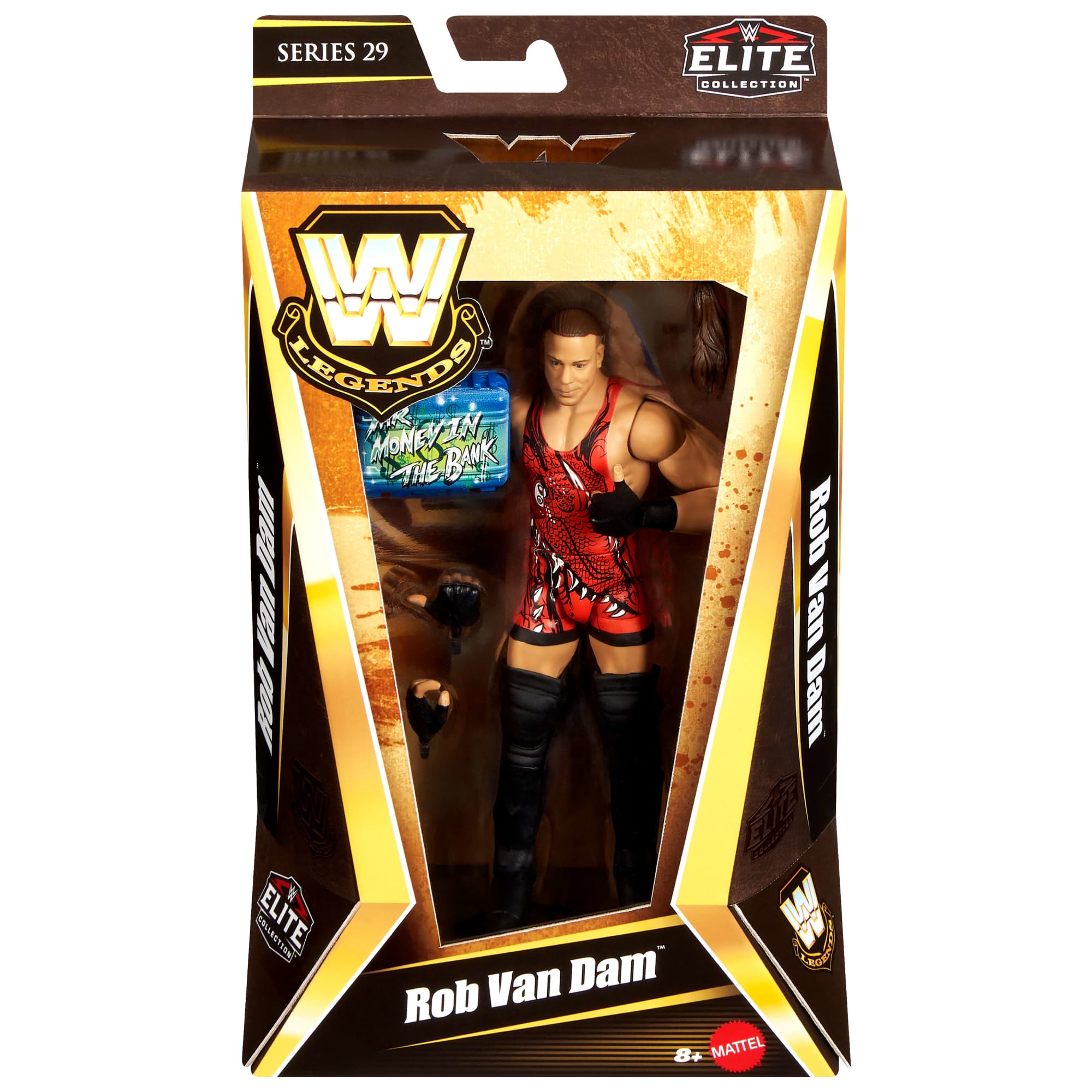 WWE Elite Legends Rob Van Dam Action Figure - Image 6