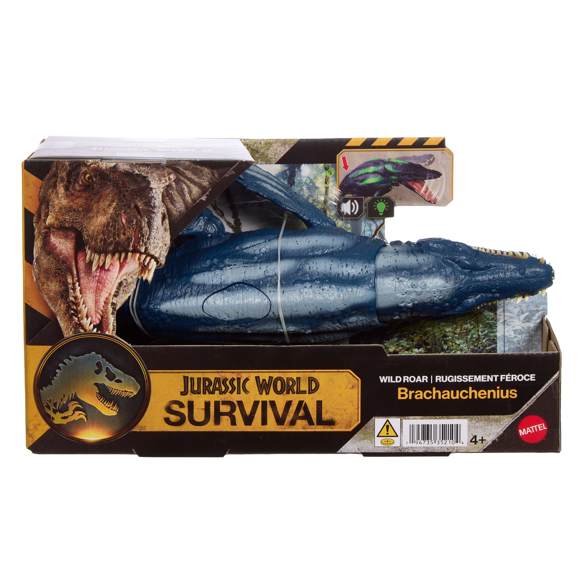 Jurassic World Wild Roar Brachauchenius Dinosaur Action Figure Toy. Attack. Light & Sound. Scan Code - Image 6