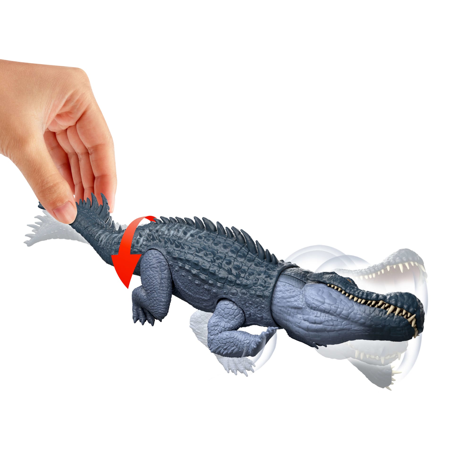 Jurassic World Dinossauro de Brinquedo Rebirth Rastreadores Gigantes Purussaurus - Image 4