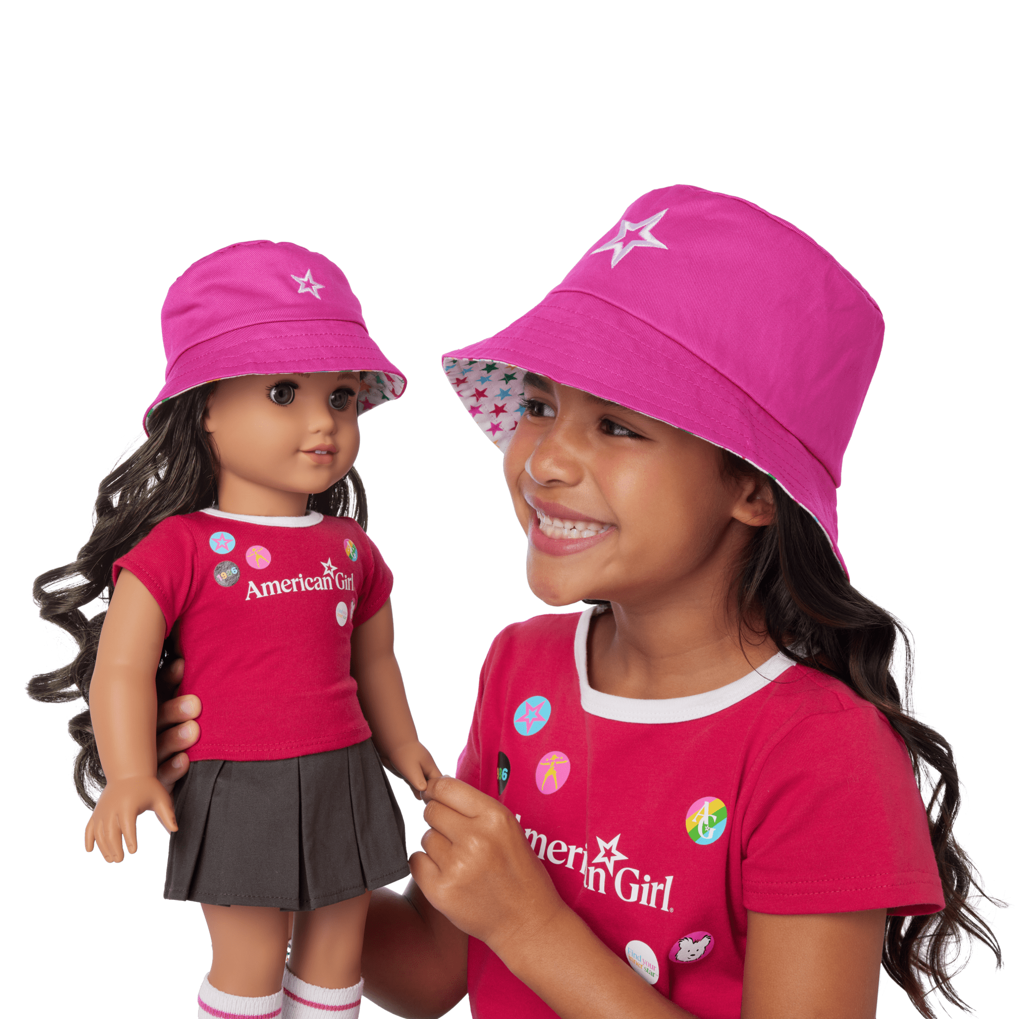 AG™ Star Bucket Hat Set for Girls & Dolls - Image 5