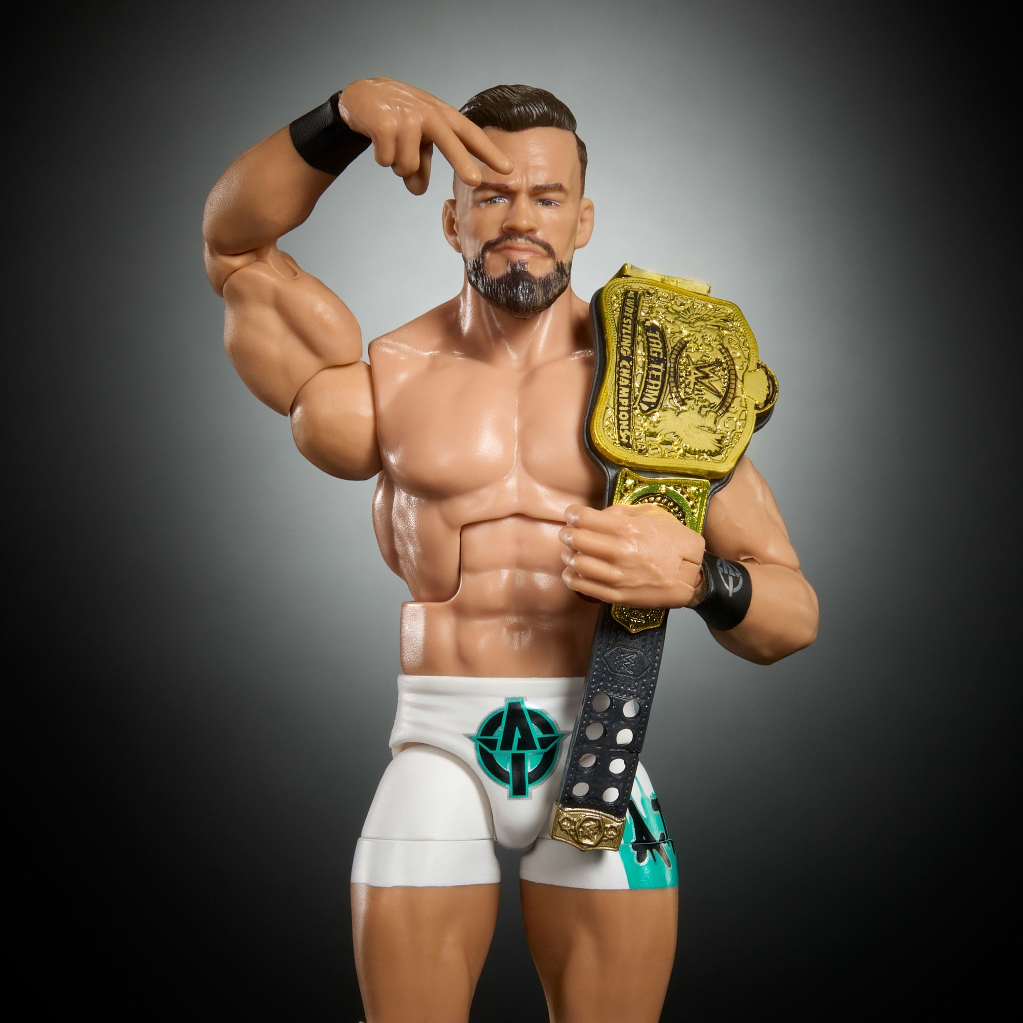 WWE Elite Austin Theory Action Figure. Series #121. 6-Inch Collectible With Accessories - Image 3