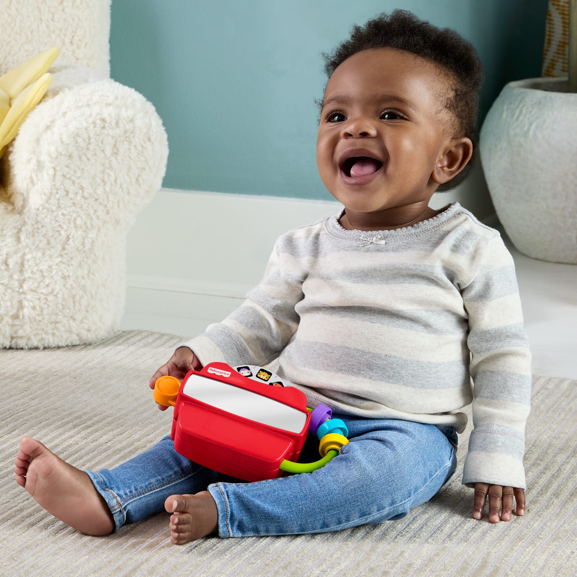 Fisher-Price Fidget Activity Viewer Baby Toy. Fine Motor Skill Developmental Play - Image 2