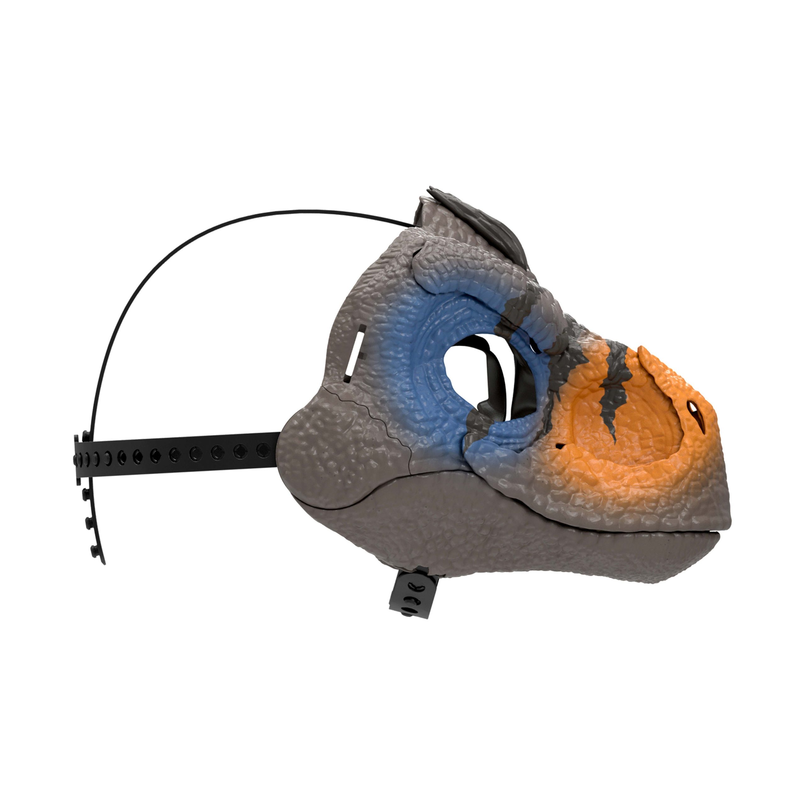 Jurassic World Snarlin Sounds Velociraptor Mask With Roar & Growl Sounds. Dinosaur Head - Image 4