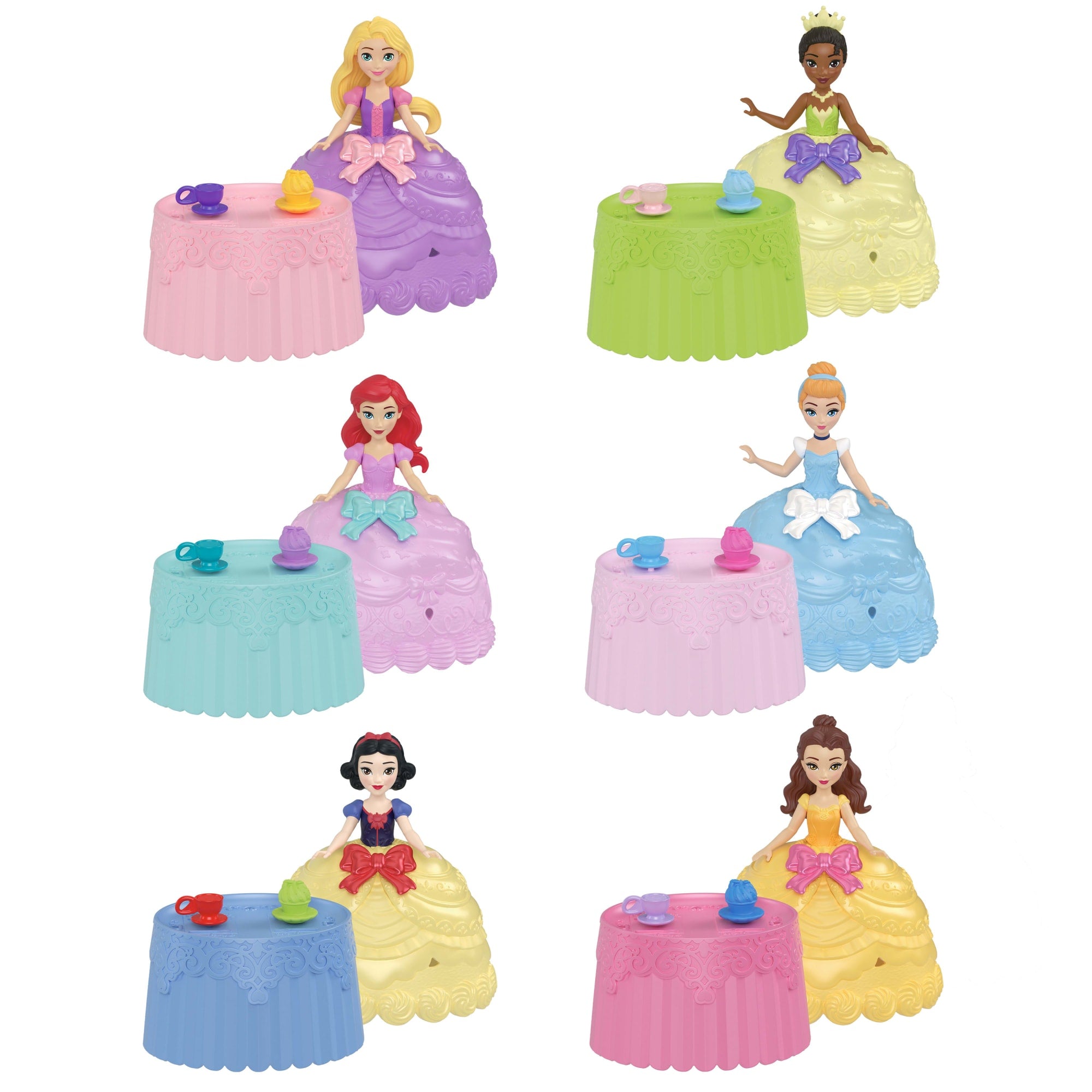 Disney Princess Cupcake Small Doll Reveal With 5 Surprises including Doll & 2 Accessories - Image 5