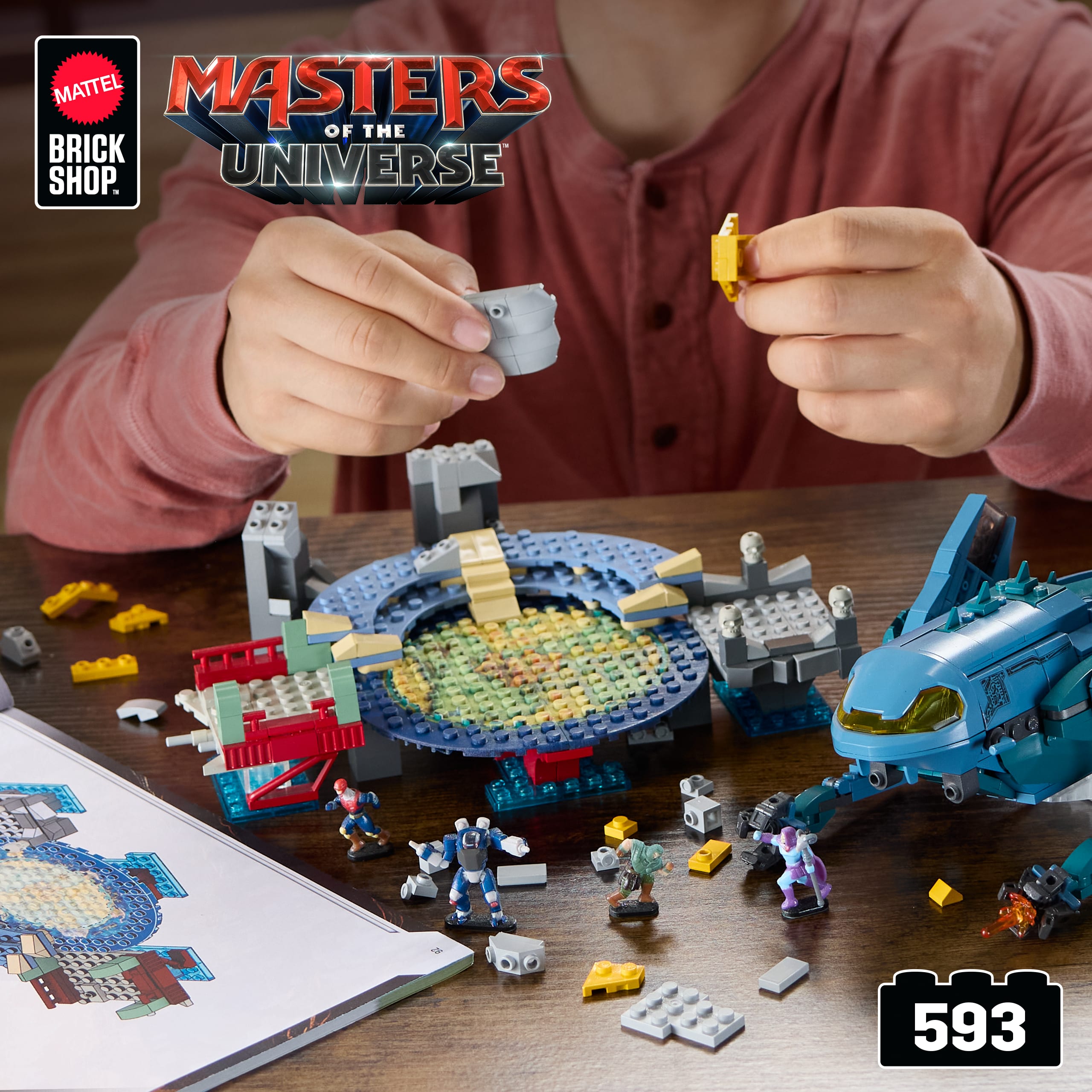 Mattel Brick Shop Masters Of The Universe Attack Of The Collector Building Toy Kit (593 Pieces). For Collectors - Image 2