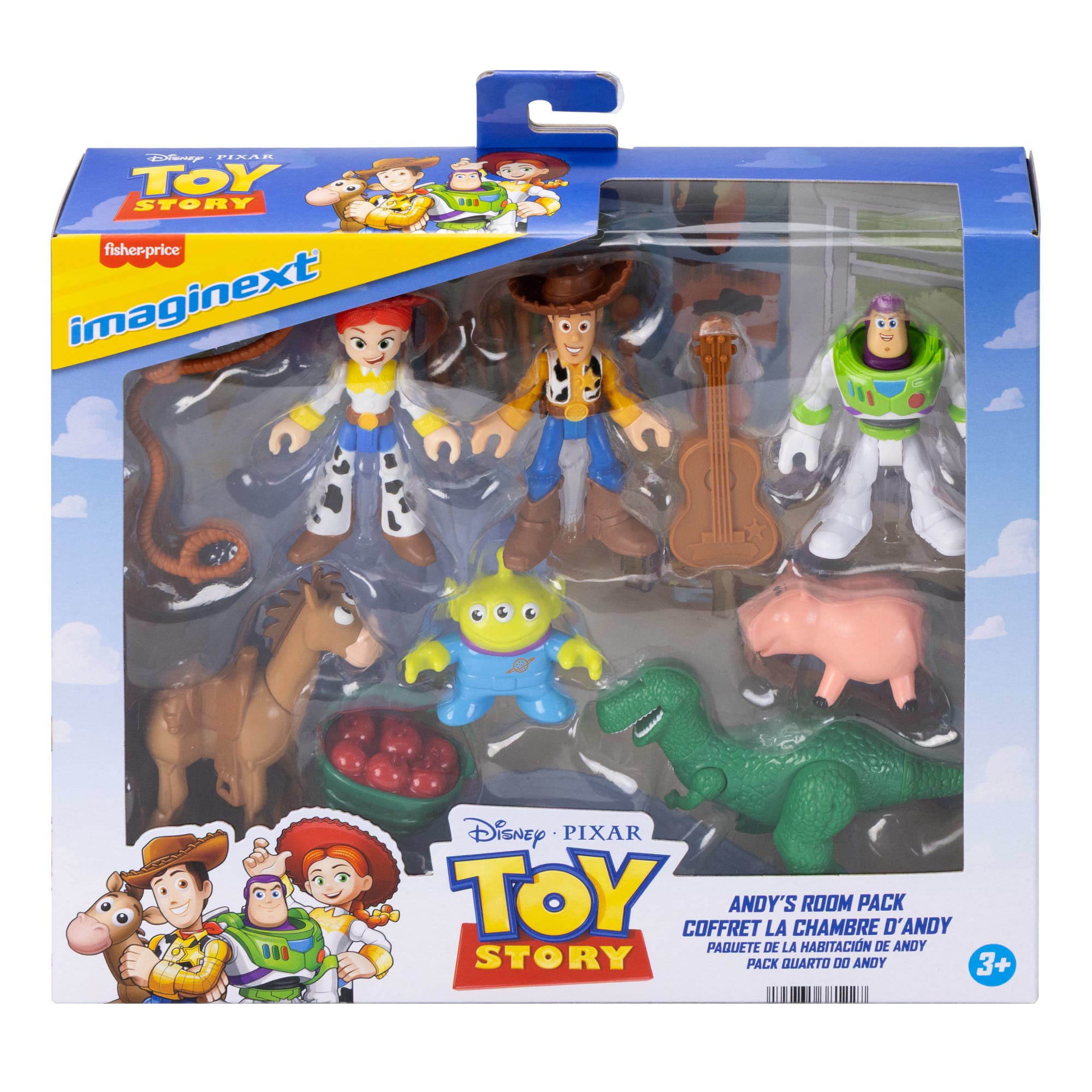 Imaginext Disney And Pixar Toy Story Andy's Room Pack. Set With 7 Action Figures & 3 Accessories - Image 6