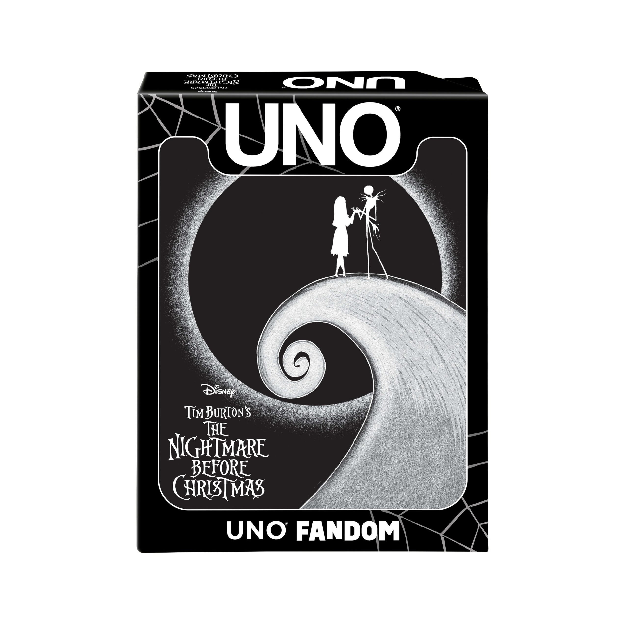 UNO Fandom Tim Burton's The Nightmare Before Christmas Card Game. Collectible Deck For Fans & Collectors