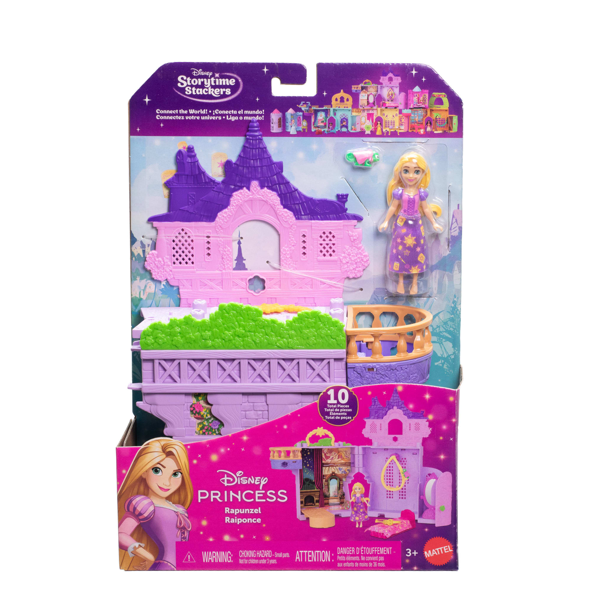 Disney Princesa Casa de Muñecas Castillo de Rapunzel Apilable - Image 6