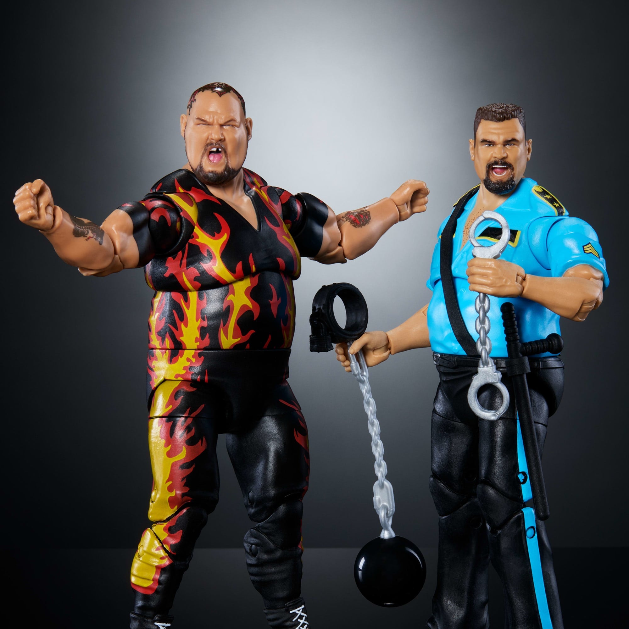 WWE Coliseum Collection Bam Bam Bigelow & Big Boss Man 2-Pack Action Figures - Image 2