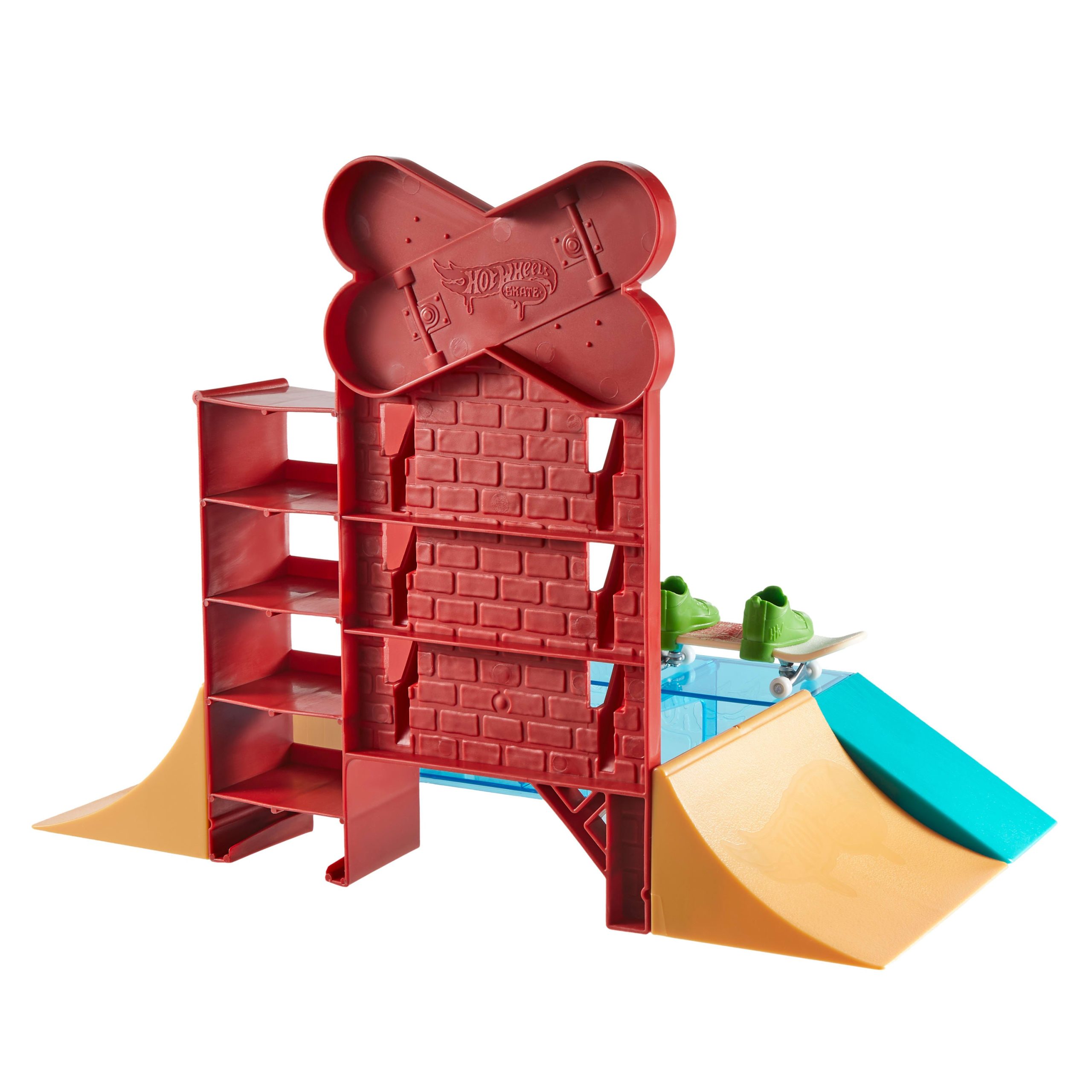 Hot Wheels Skate Skate Shop Playset With Exclusive Fingerboard & Pair Of Skate Shoes - Image 5